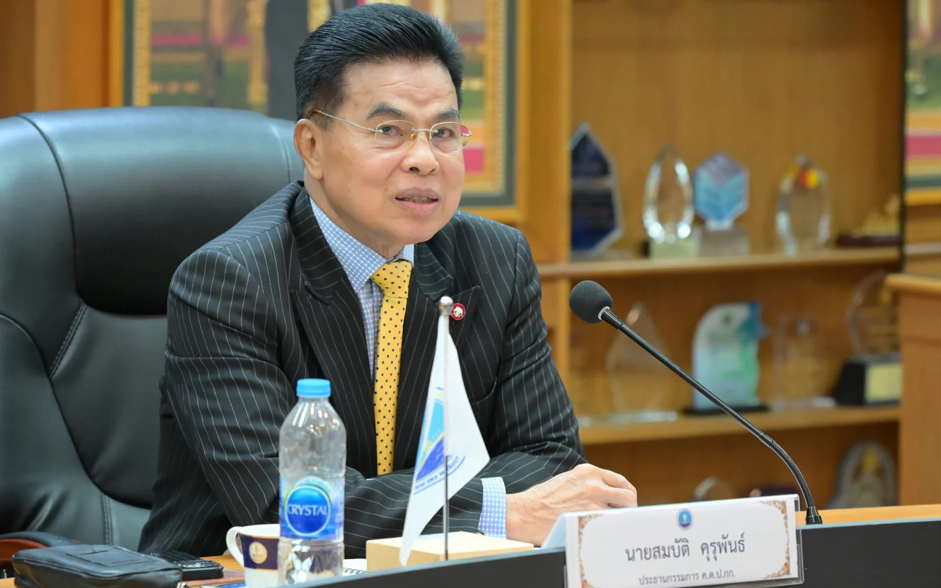 “นายสมบัติ คุรุพันธ์” ประธาน ค.ต.ป.กก. ประชุมติดตามผลการดำเนินงานหน่วยงานในสังกัด มุ่งยกระดับภารกิจท่องเที่ยวและกีฬา ปีงบฯ 2569
