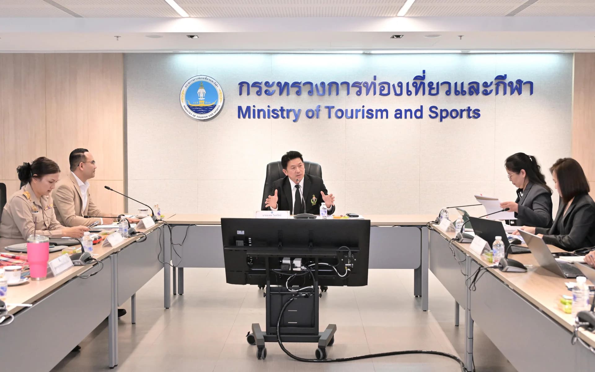 สป.กก. ผนึกกรมพลศึกษา–ก.พ.ร.–ก.พ. เดินหน้าปรับโครงสร้าง รองรับการจัดตั้ง “กระทรวงการกีฬา”