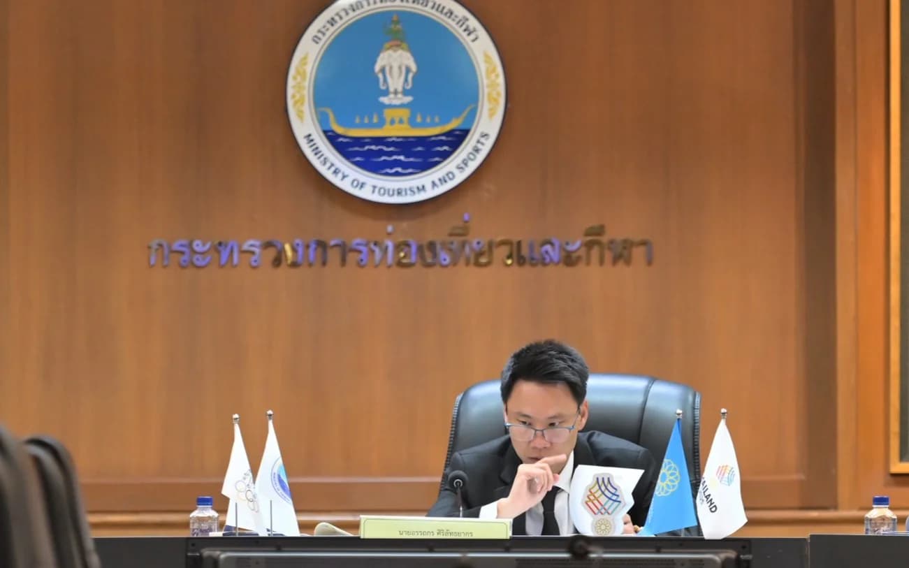 รัฐมนตรีว่าการกระทรวงการท่องเที่ยวและกีฬา เป็นประธานการประชุมกองทุนพัฒนาการกีฬาแห่งชาติ ครั้งที่ 1/2569