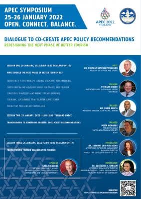 ประชุมสัมมนา APEC Symposium ในวันที่ 25-26 มกราคม 2565