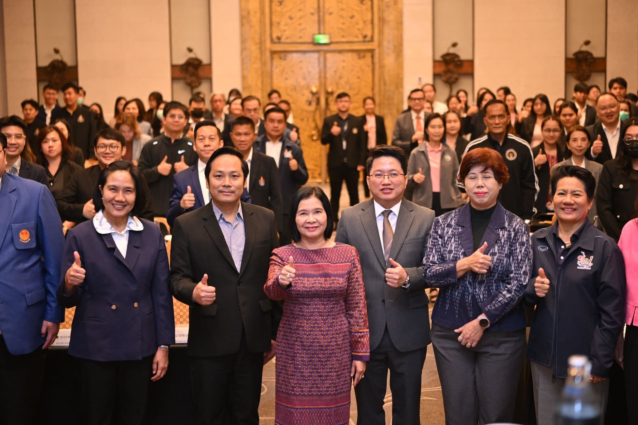 งานประชุมเชิงวิชาการเพื่อนำเสนอผลการประเมินมูลค่าทางเศรษฐกิจของอุตสาหกรรมการกีฬาในปี 2567