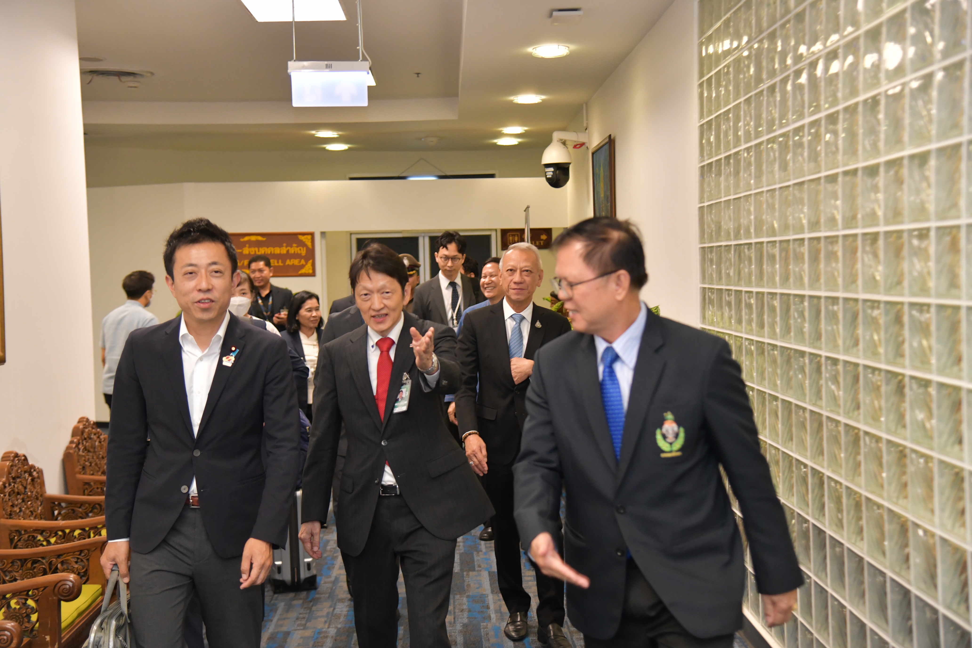 รัฐมนตรีว่าการกระทรวงการท่องเที่ยวและกีฬาร่วมต้อนรับคณะรัฐมนตรีที่มาร่วมประชุมรัฐมนตรีกีฬาอาเซียน ครั้งที่ 7
