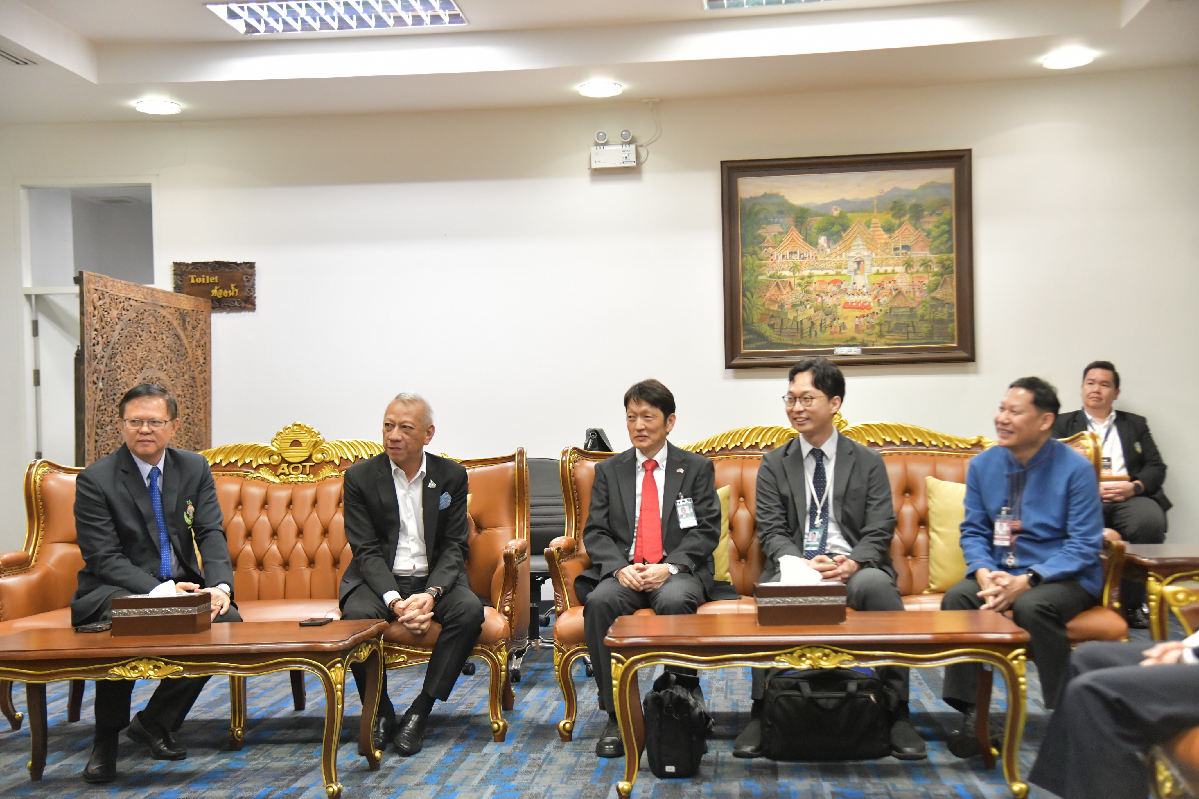 รัฐมนตรีว่าการกระทรวงการท่องเที่ยวและกีฬาร่วมต้อนรับคณะรัฐมนตรีที่มาร่วมประชุมรัฐมนตรีกีฬาอาเซียน ครั้งที่ 7