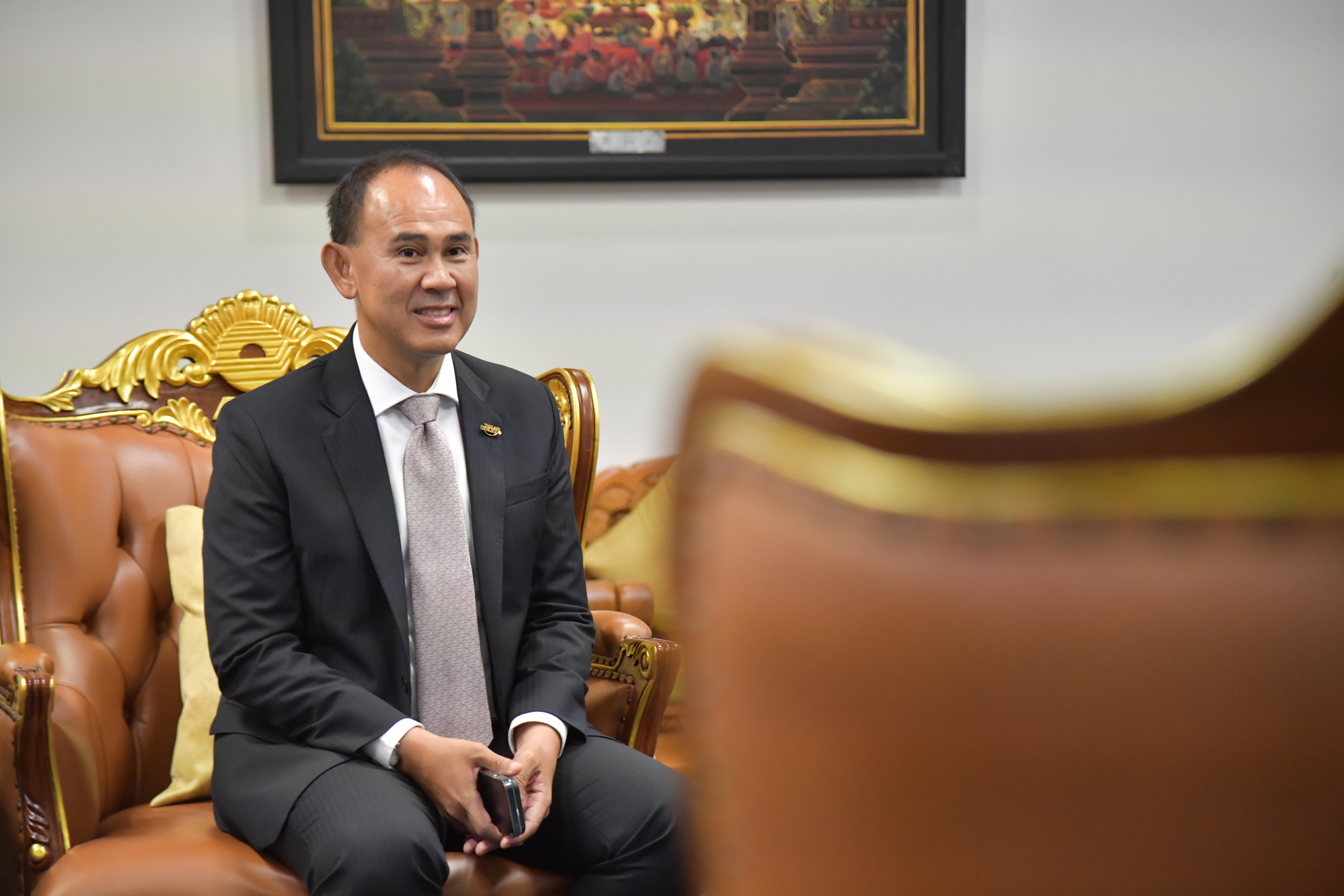 รัฐมนตรีว่าการกระทรวงการท่องเที่ยวและกีฬาร่วมต้อนรับคณะรัฐมนตรีที่มาร่วมประชุมรัฐมนตรีกีฬาอาเซียน ครั้งที่ 7