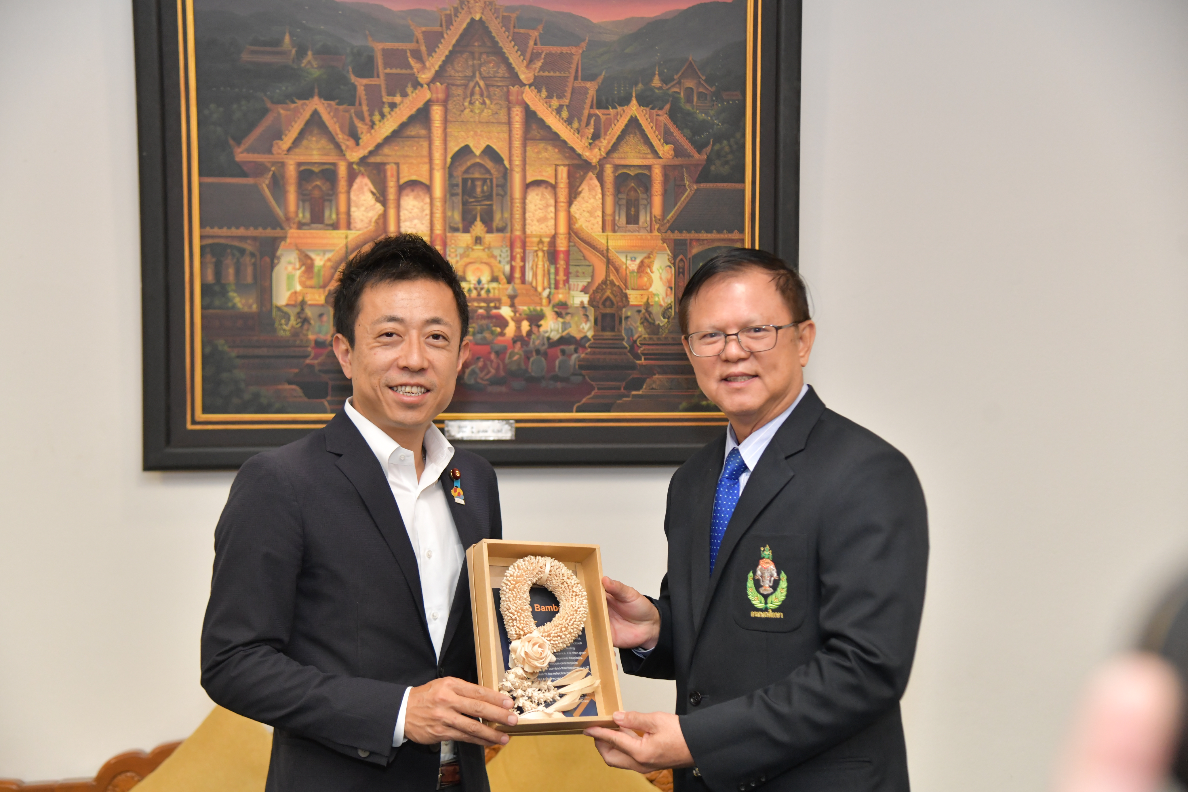 รัฐมนตรีว่าการกระทรวงการท่องเที่ยวและกีฬาร่วมต้อนรับคณะรัฐมนตรีที่มาร่วมประชุมรัฐมนตรีกีฬาอาเซียน ครั้งที่ 7