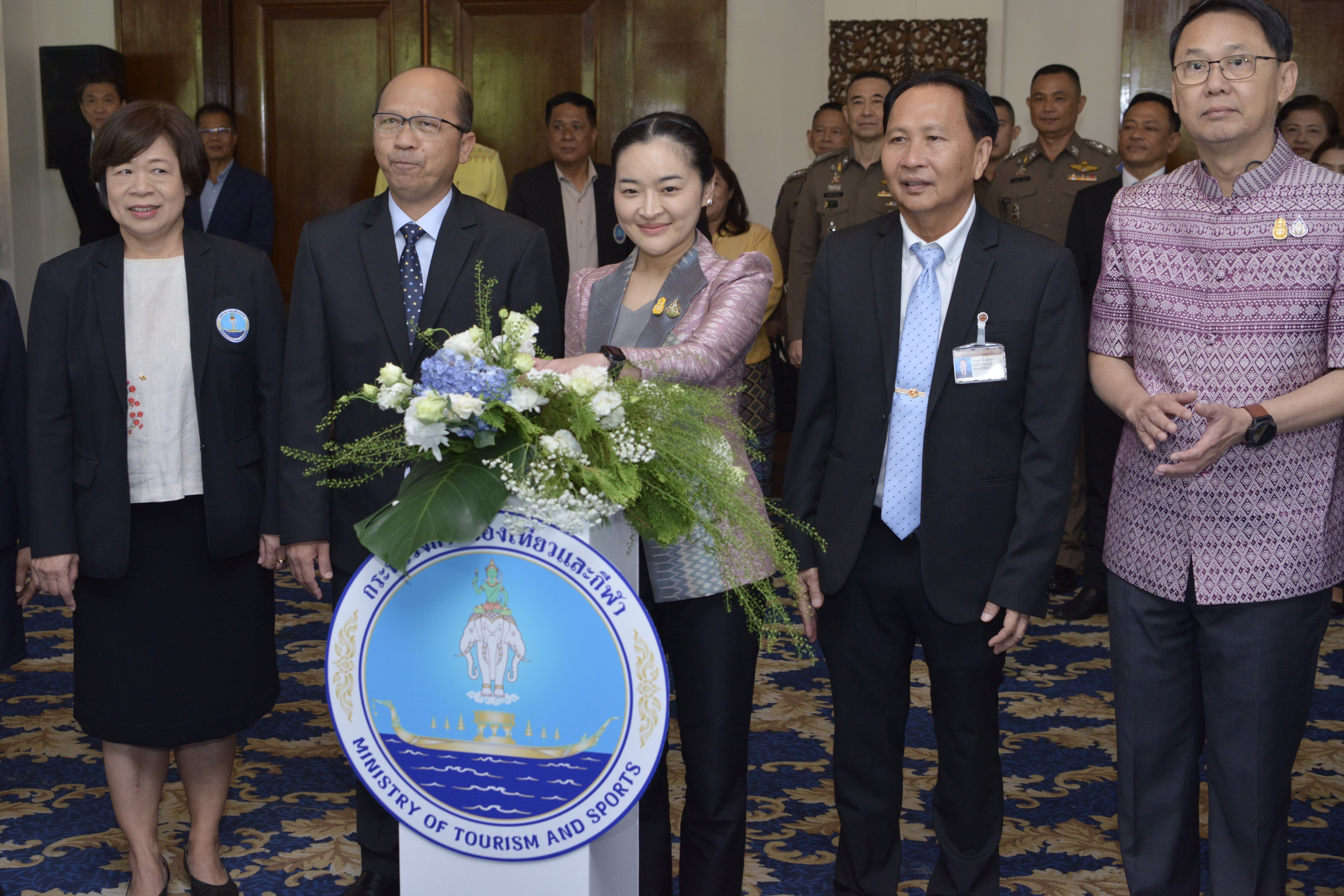 รมว.สุดาวรรณ มอบนโยบายกระทรวงการท่องเที่ยวและกีฬา