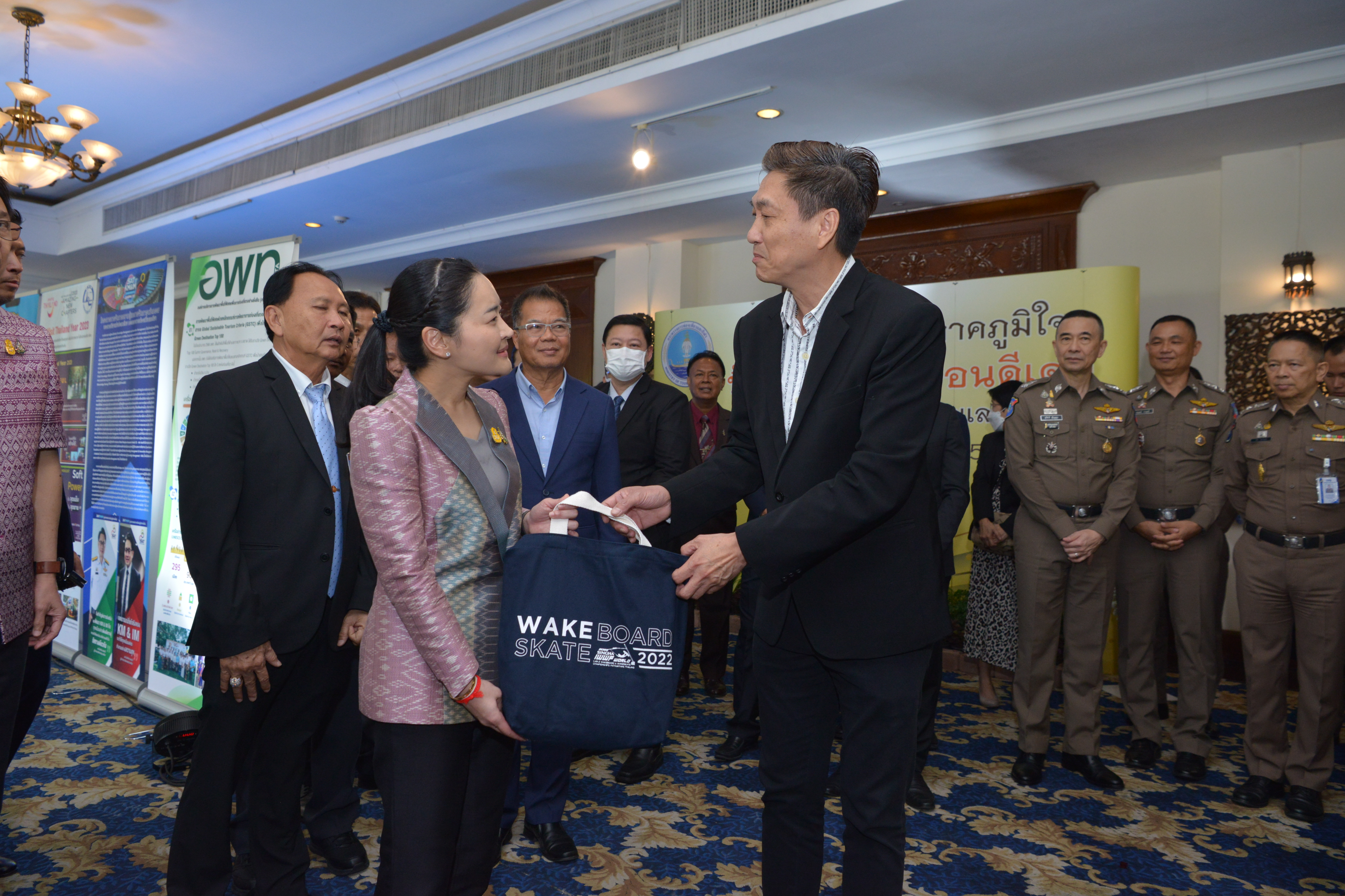 รมว.สุดาวรรณ มอบนโยบายกระทรวงการท่องเที่ยวและกีฬา