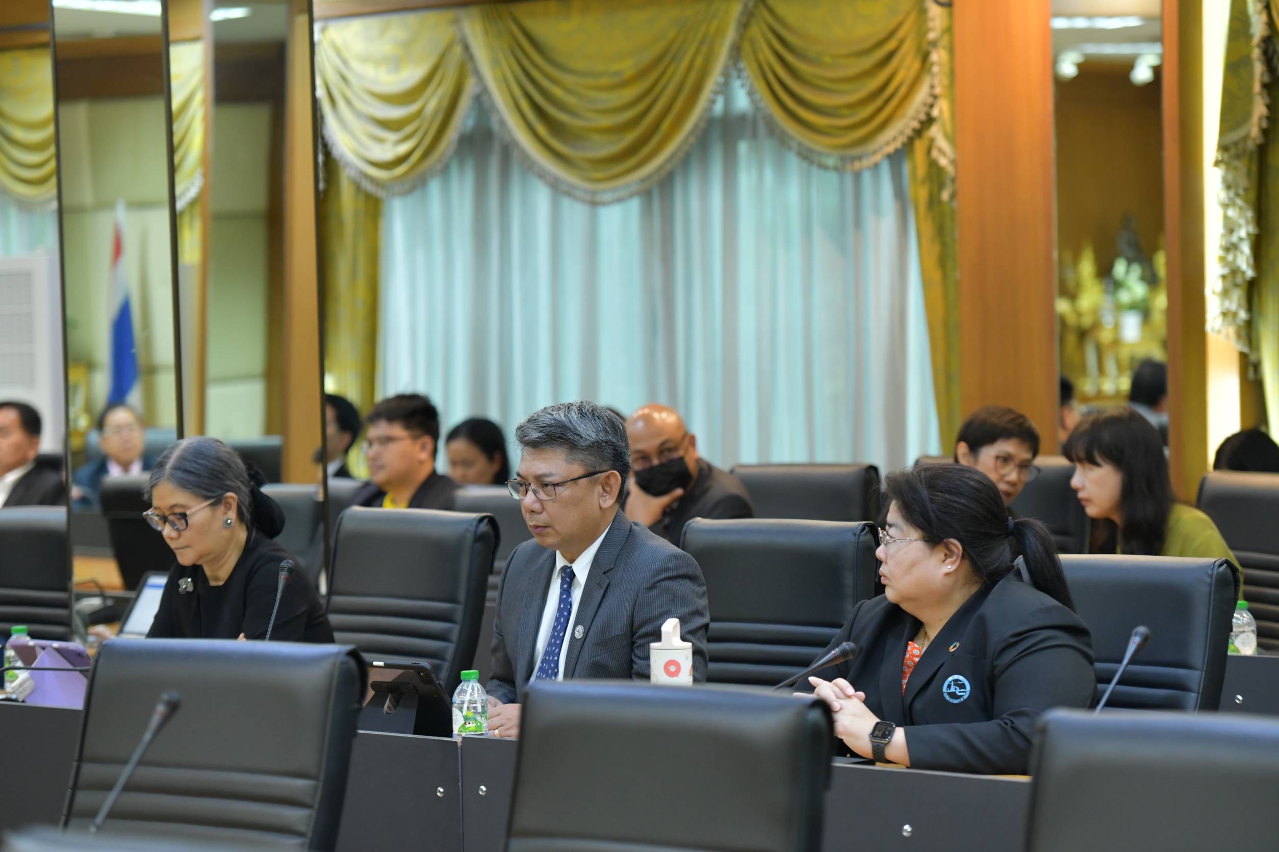 นางสาวสุดาวรรณ หวังศุภกิจโกศล รัฐมนตรีว่าการกระทรวงการท่องเที่ยวและกีฬา เป็นประธานการประชุมนำเสนอภารกิจ แผนงาน และโครงการของหน่วยงานในสังกัดกระทรวงการท่องเที่ยวและกีฬา