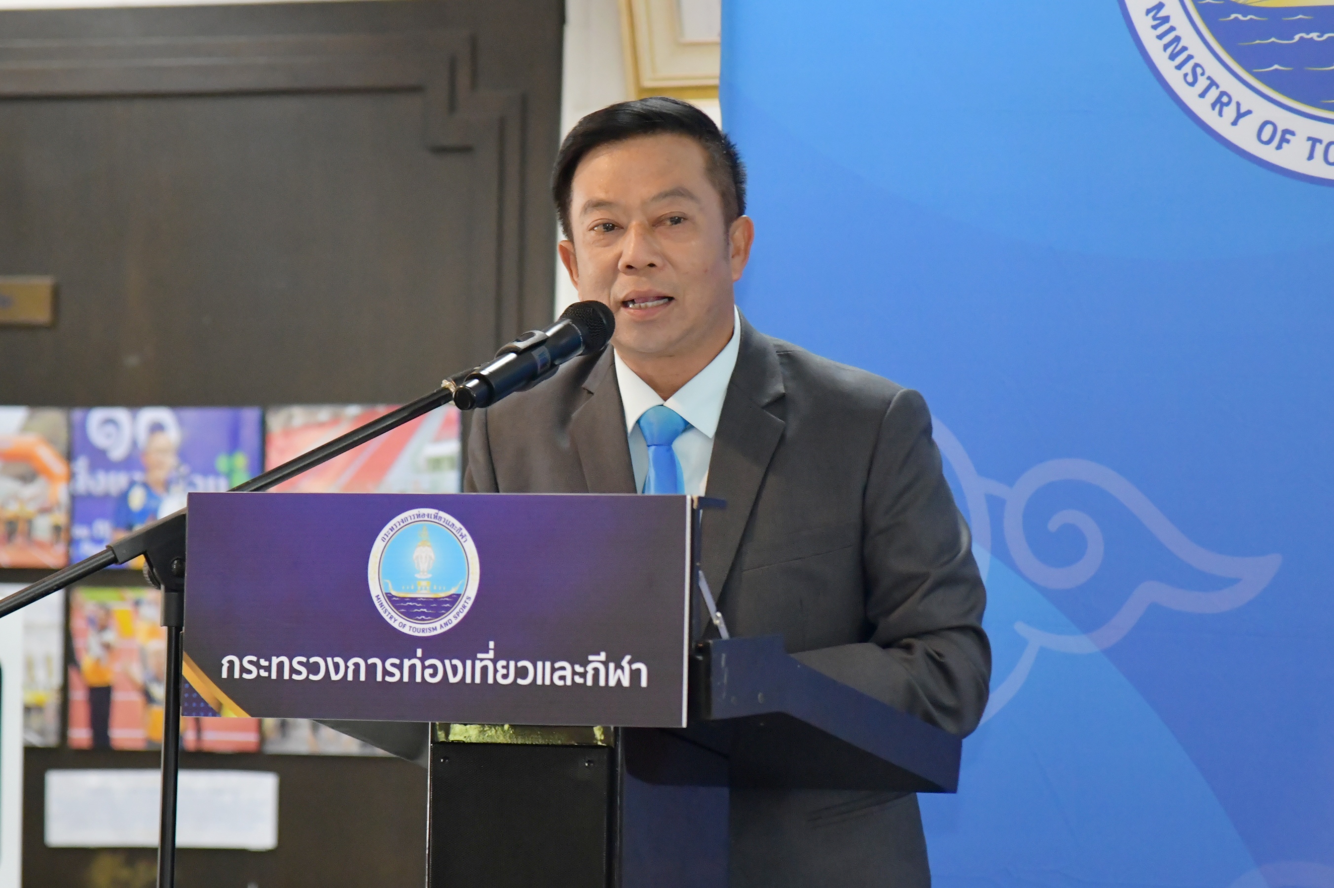หัวหน้าผู้ตรวจราชการกระทรวงการท่องเที่ยวและกีฬาแถลงข่าวแต่งตั้งทูตการท่องเที่ยวและทูตการกีฬา
