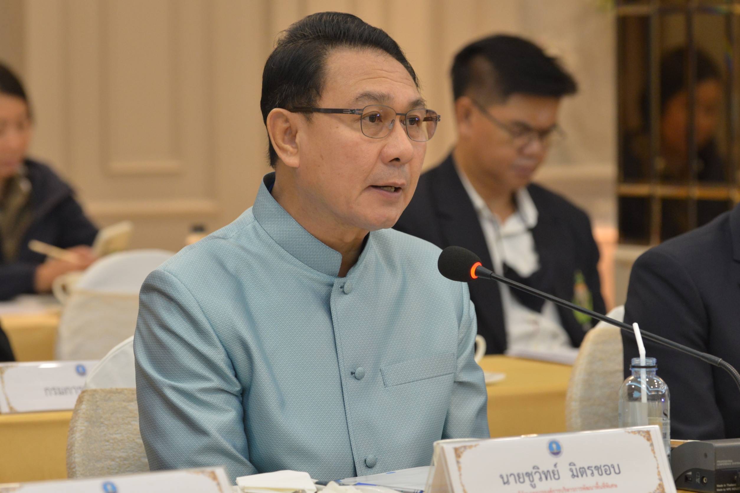 การประชุมคณะกรรมการตรวจสอบและประเมินผลประจำกระทรวงการท่องเที่ยวและกีฬา (ค.ต.ป.กก.) ร่วมกับผู้บริหารของกระทรวงการท่องเที่ยวและกีฬา
