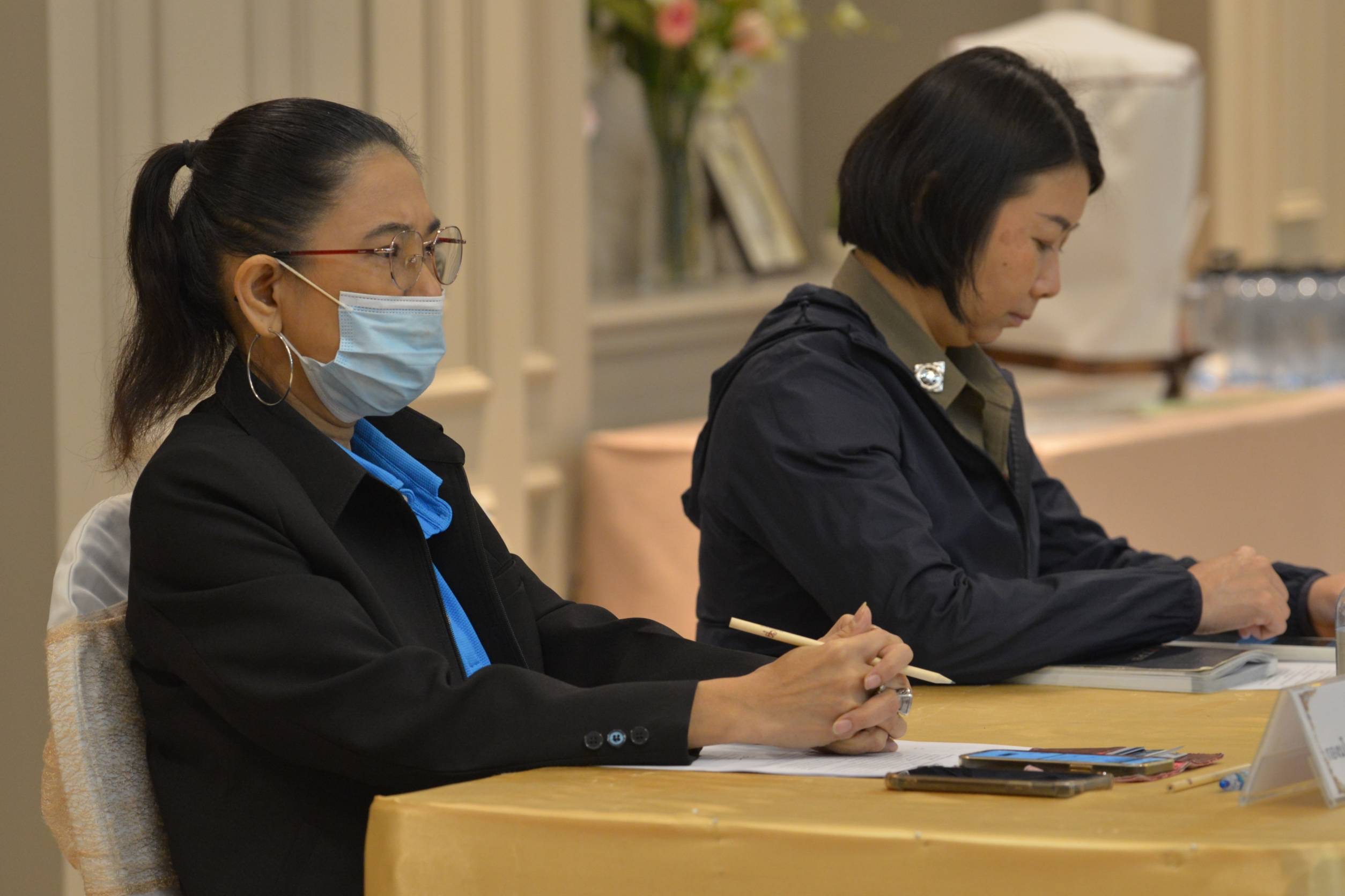 การประชุมคณะกรรมการตรวจสอบและประเมินผลประจำกระทรวงการท่องเที่ยวและกีฬา (ค.ต.ป.กก.) ร่วมกับผู้บริหารของกระทรวงการท่องเที่ยวและกีฬา