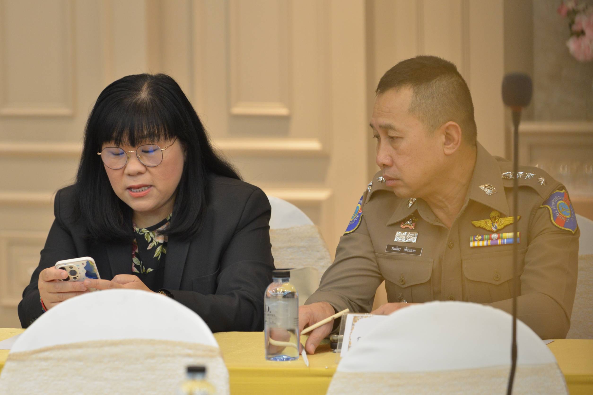 การประชุมคณะกรรมการตรวจสอบและประเมินผลประจำกระทรวงการท่องเที่ยวและกีฬา (ค.ต.ป.กก.) ร่วมกับผู้บริหารของกระทรวงการท่องเที่ยวและกีฬา