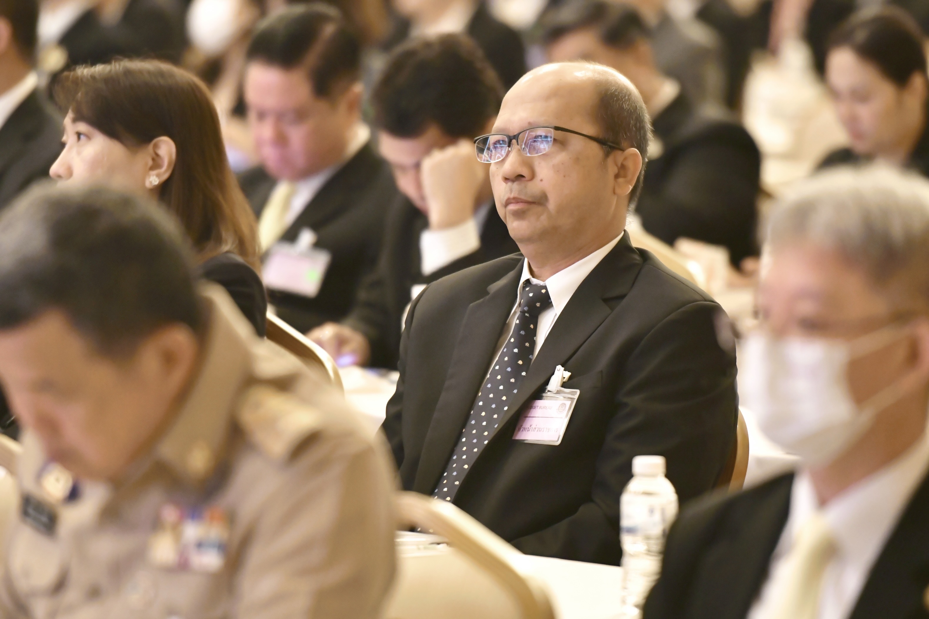 รัฐมนตรีว่าการกระทรวงการท่องเที่ยวและกีฬา พร้อมด้วยปลัดกระทรวงการท่องเที่ยวและกีฬา ร่วมพิธีเปิดการประชุมสัมมนาการมอบนโยบายและแนวทางการจัดทำงบประมาณรายจ่ายประจำปีงบประมาณ พ.ศ. 2567