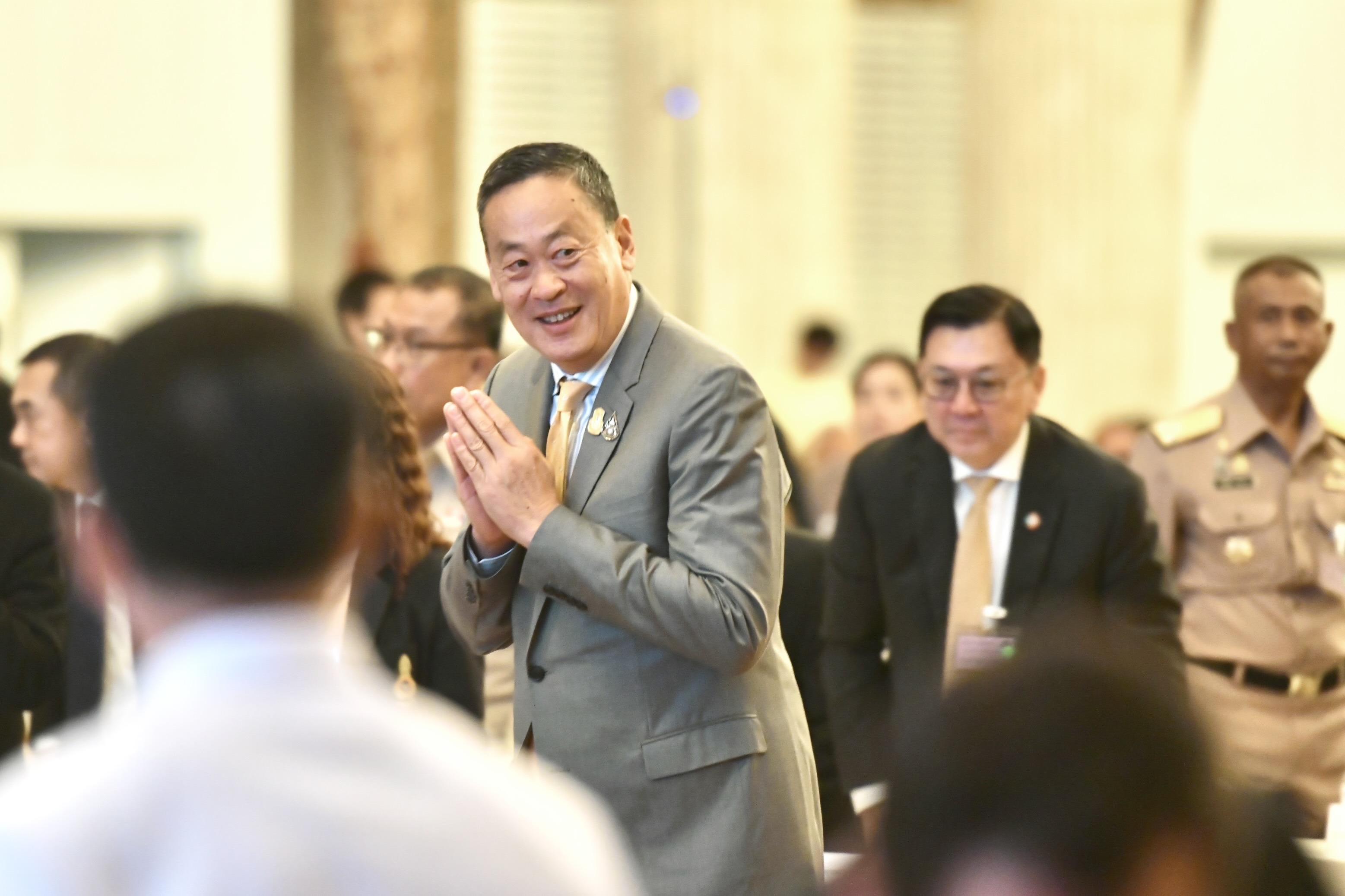รัฐมนตรีว่าการกระทรวงการท่องเที่ยวและกีฬา พร้อมด้วยปลัดกระทรวงการท่องเที่ยวและกีฬา ร่วมพิธีเปิดการประชุมสัมมนาการมอบนโยบายและแนวทางการจัดทำงบประมาณรายจ่ายประจำปีงบประมาณ พ.ศ. 2567