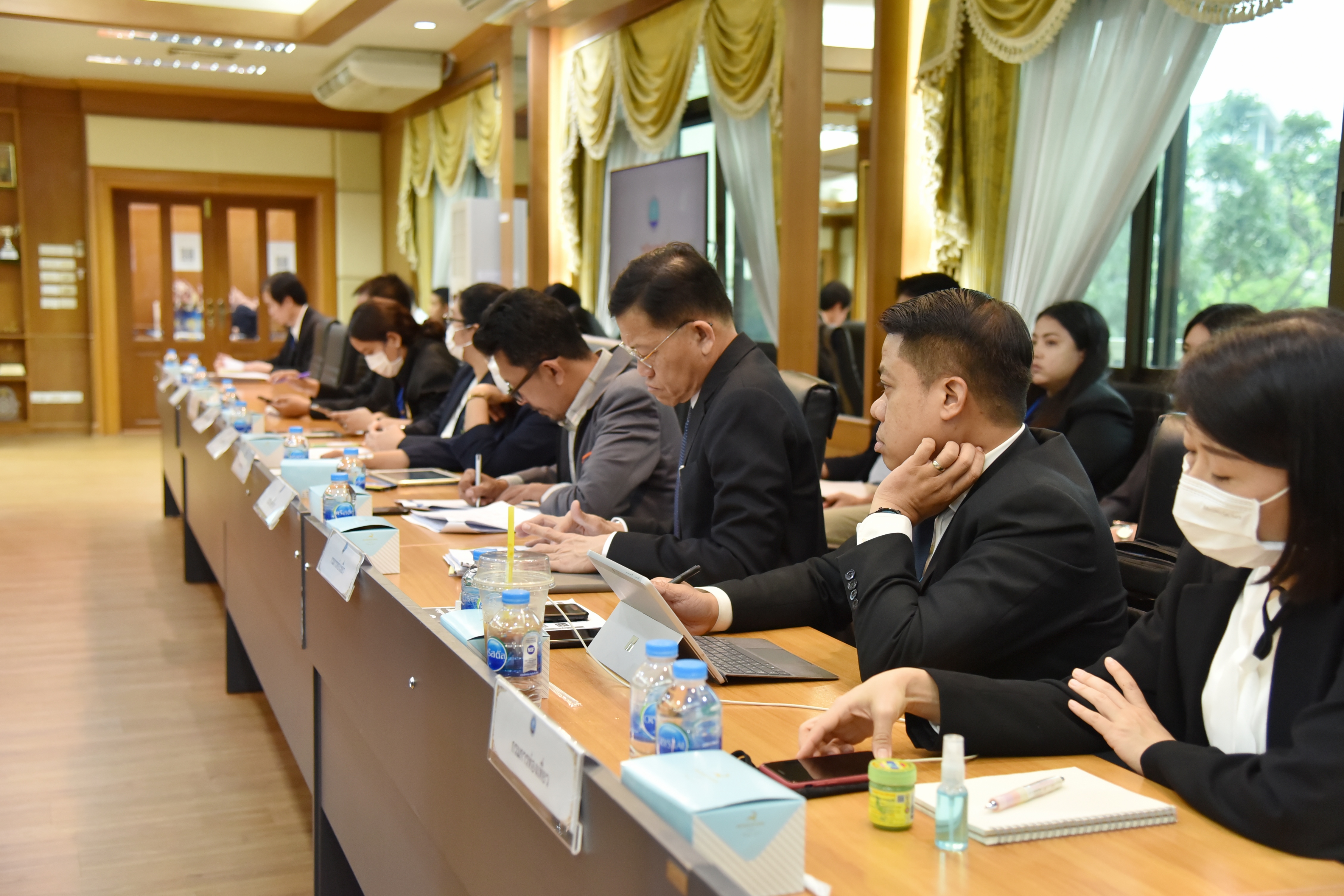 การประชุมมอบนโยบาย จุดเน้น ของกระทรวงการท่องเที่ยวและกีฬา ในการจัดทำคำของบประมาณรายจ่ายประจำปีงบประมาณ พ.ศ. 2567