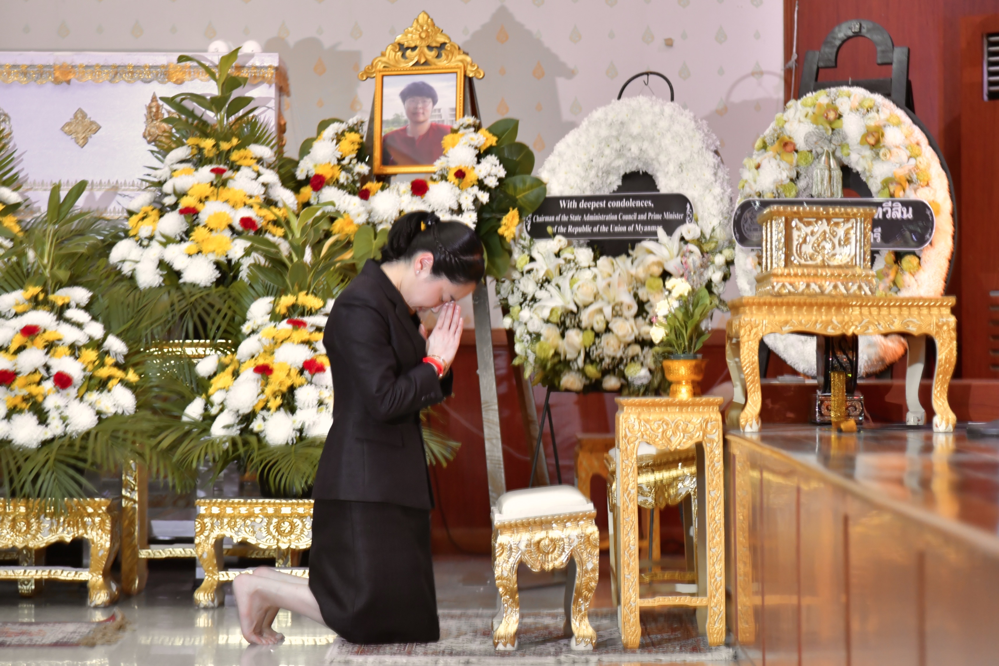 กระทรวงการท่องเที่ยวและกีฬาเป็นเจ้าภาพสวดอภิธรรมศพ ชาวพม่า