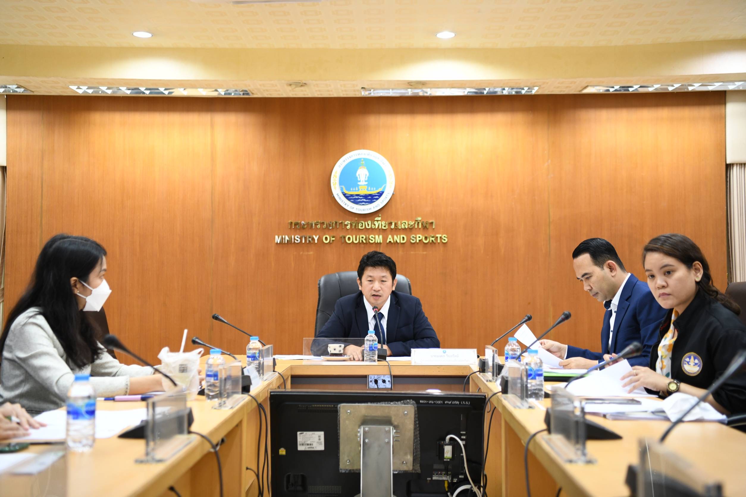ผู้ช่วยปลัดกระทรวงการท่องเที่ยวและกีฬา เป็นประธานการประชุมเตรียมการคณะทำงานเฉพาะกิจด้านการท่องเที่ยวเรือสำราญ ไทย - สิงคโปร์ (ฝ่ายไทย)