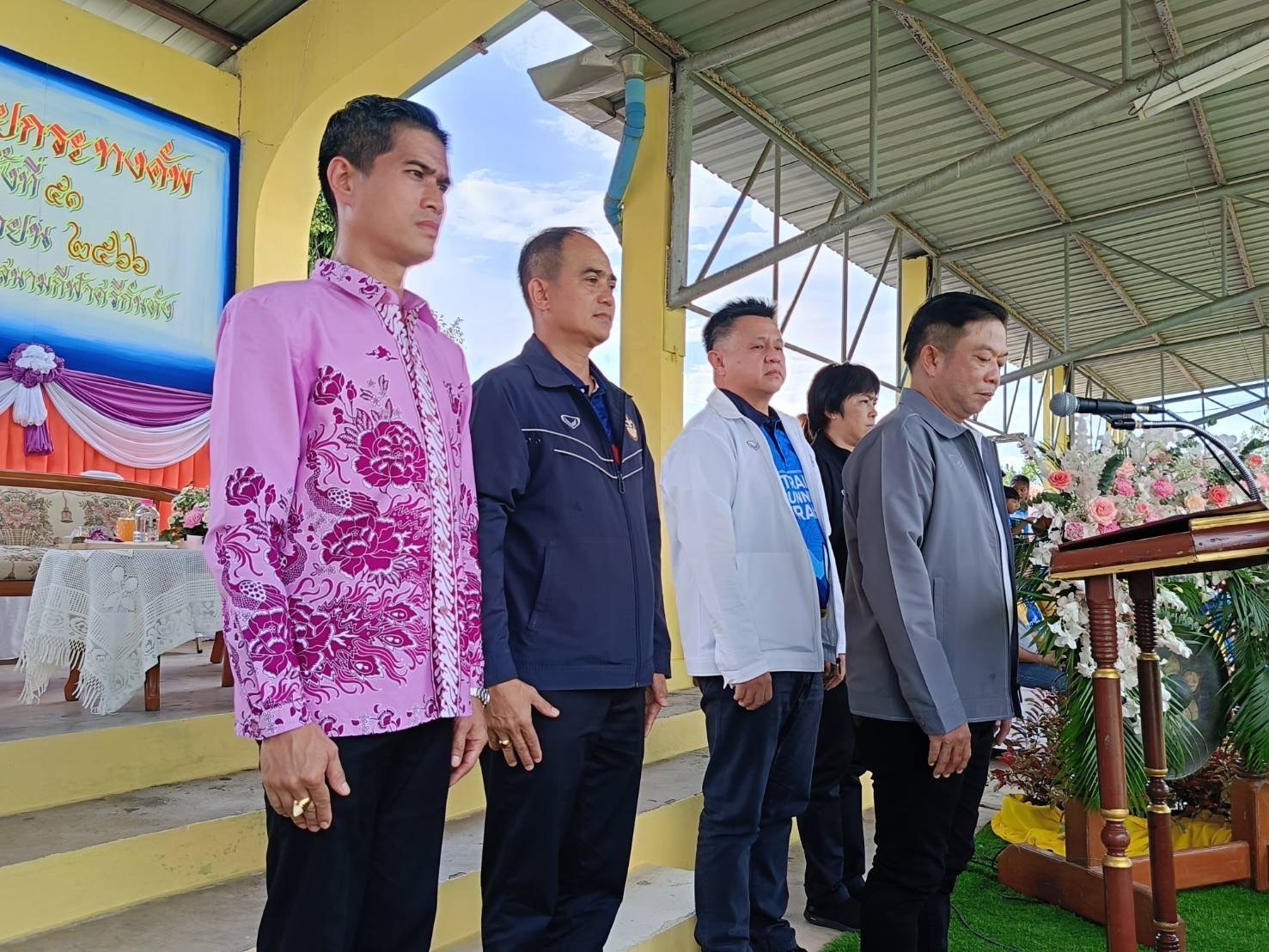 หัวหน้าผู้ตรวจราชการ กก. ประธานในพิธีเปิดการแข่งขันฟุตบอลลอยกระทงคัพ ครั้งที่ 51 ประจำปี 2566