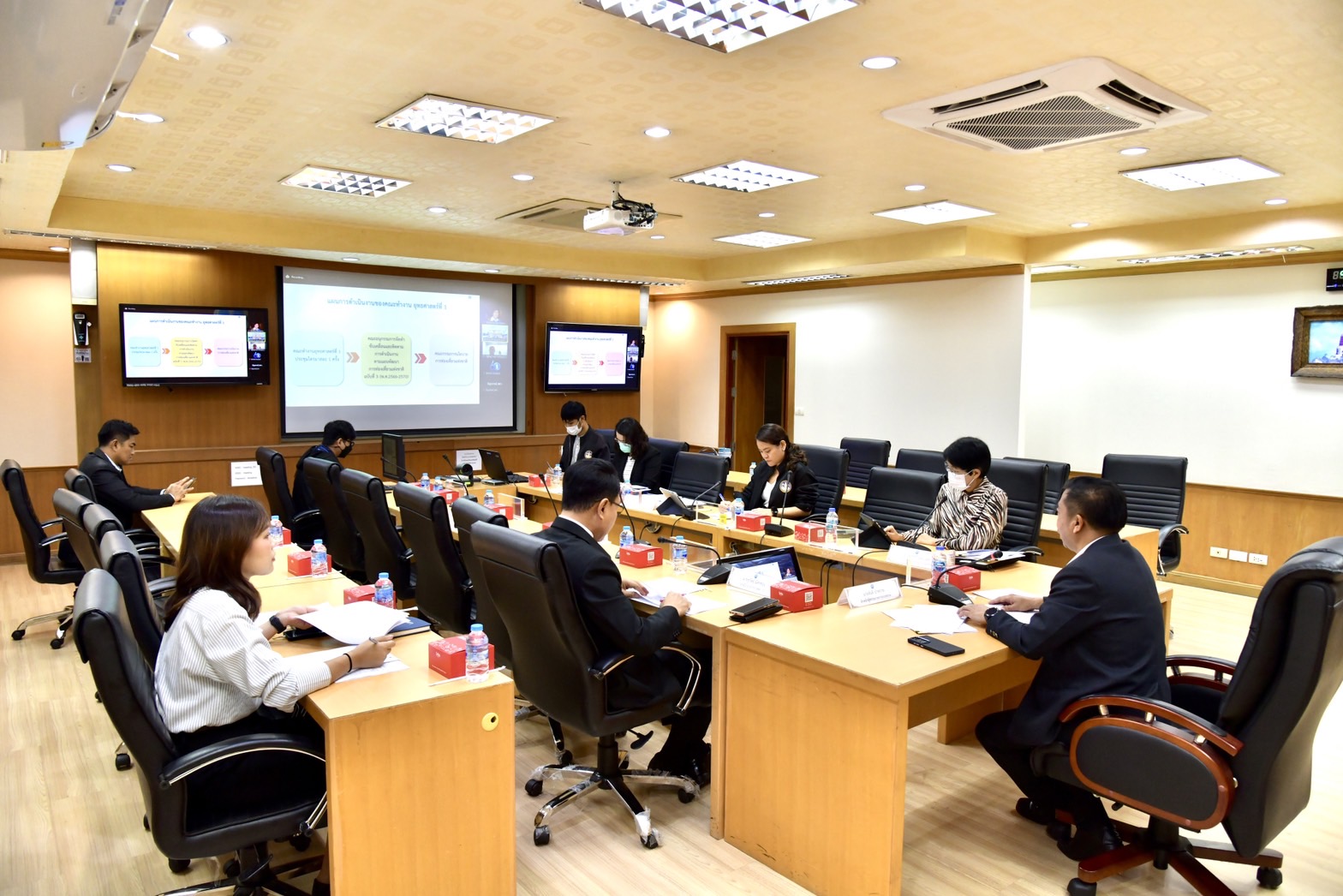 หัวหน้าผู้ตรวจราชการ กก. เป็นประธานการประชุมคณะทำงานยุทธศาสตร์ที่ 1