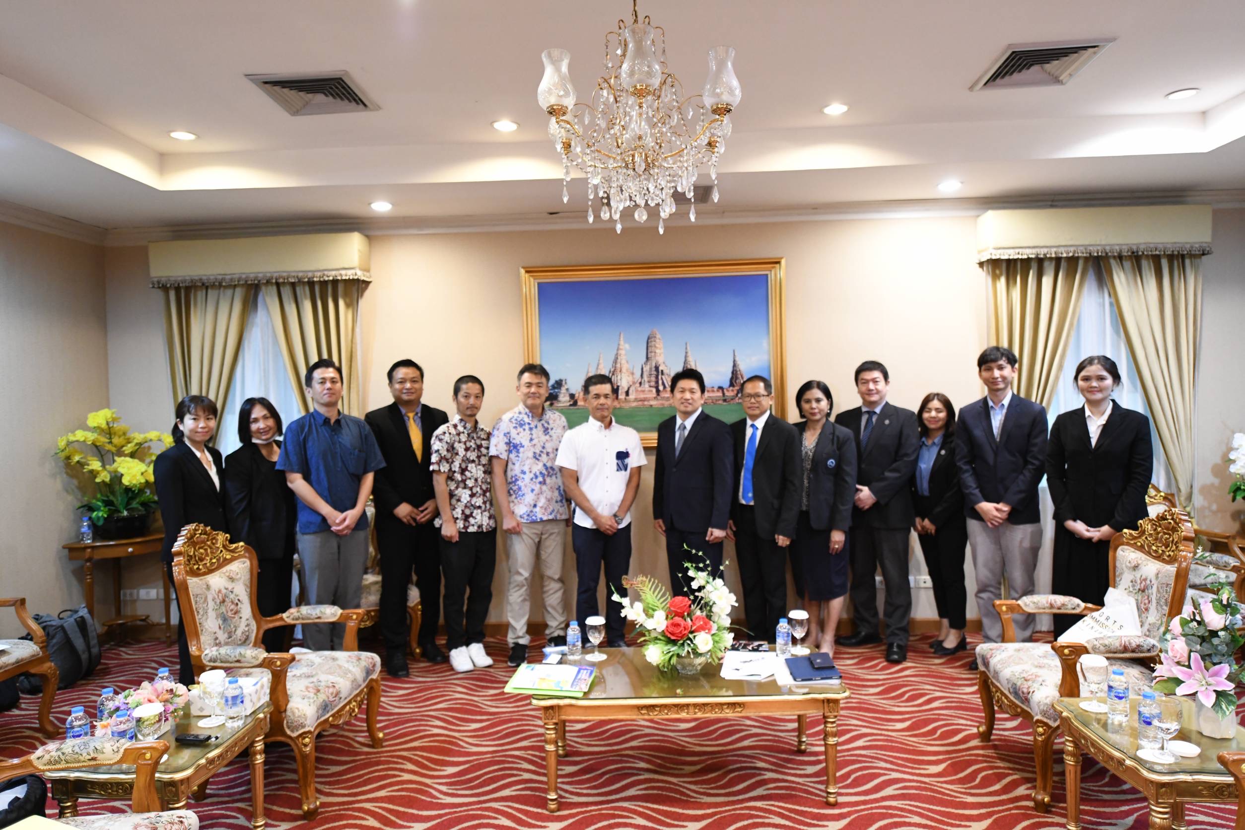 ผู้ช่วยปลัดกระทรวงการท่องเที่ยวและกีฬา ร่วมหารือกับผู้อำนวยการกองส่งเสริมวัฒนธรรม การท่องเที่ยว และกีฬา จังหวัดโอกินาวา