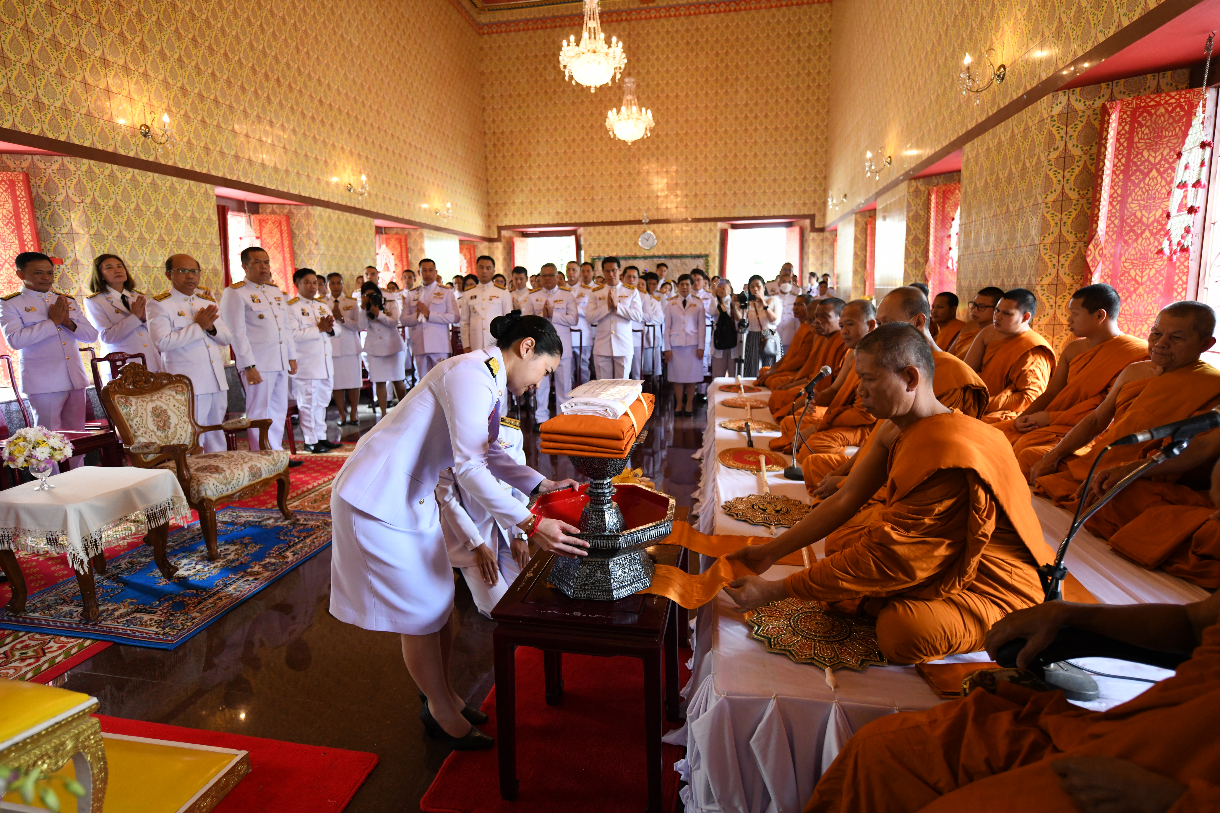 กระทรวงการท่องเที่ยวและกีฬาถวายผ้าพระกฐินพระราชทาน ประจำปี 2566 ณ วัดท่าโพธิ์ (พระอารามหลวง) จังหวัดนครศรีธรรมราช