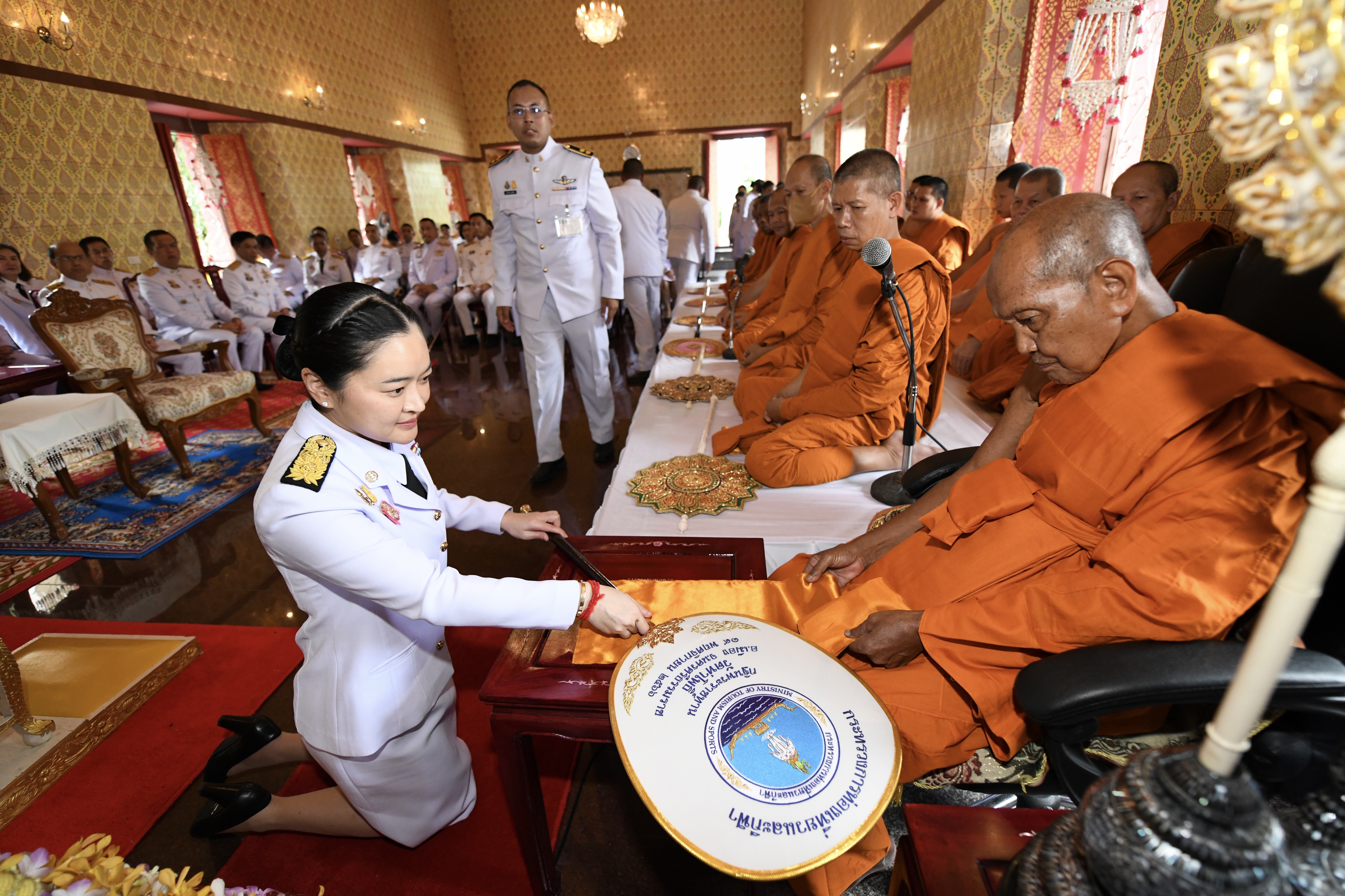 กระทรวงการท่องเที่ยวและกีฬาถวายผ้าพระกฐินพระราชทาน ประจำปี 2566 ณ วัดท่าโพธิ์ (พระอารามหลวง) จังหวัดนครศรีธรรมราช