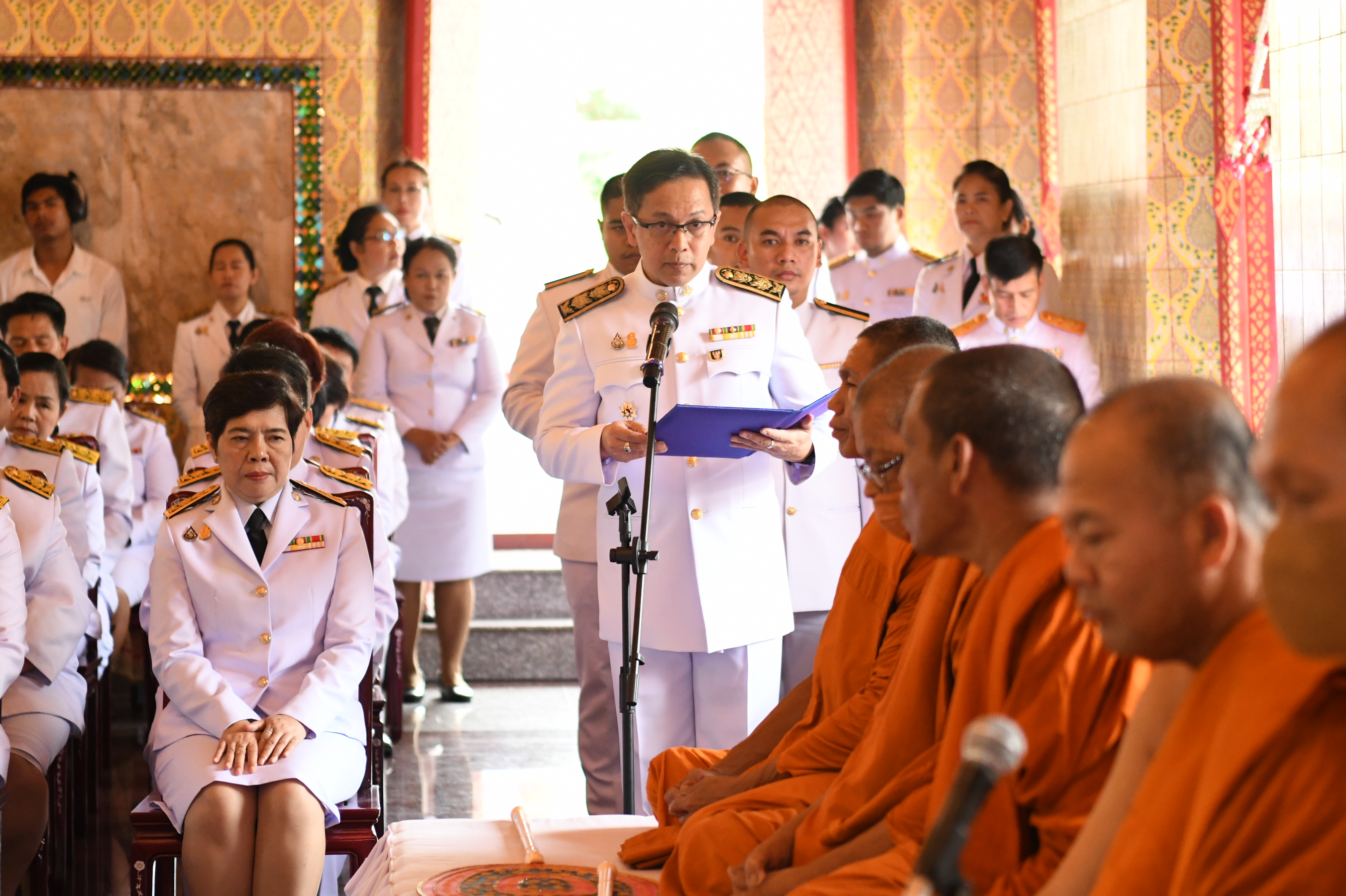 กระทรวงการท่องเที่ยวและกีฬาถวายผ้าพระกฐินพระราชทาน ประจำปี 2566 ณ วัดท่าโพธิ์ (พระอารามหลวง) จังหวัดนครศรีธรรมราช