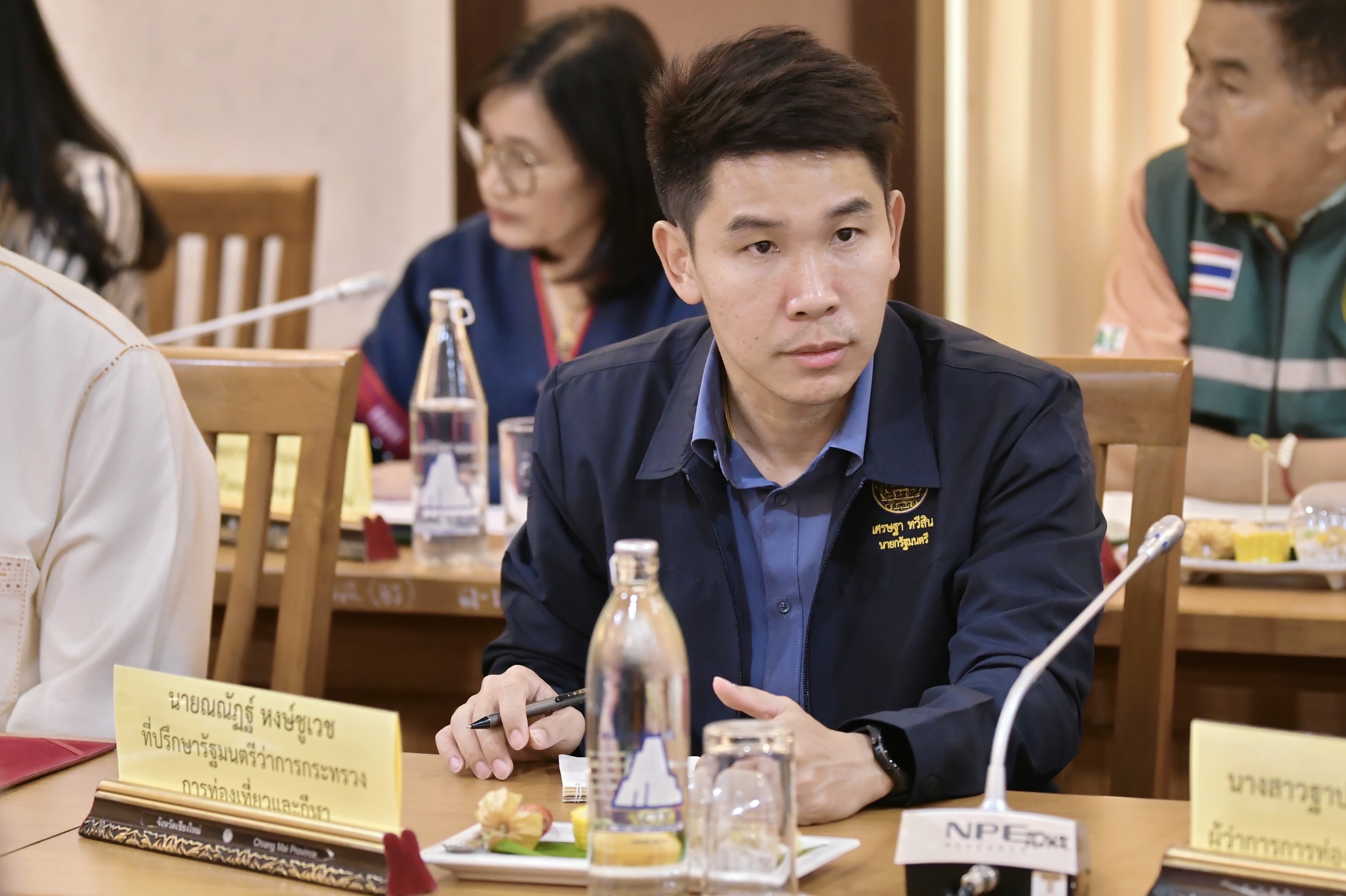 การประชุมติดตามความคืบหน้าแผนพัฒนาแหล่งท่องเที่ยวในพื้นที่จังหวัดเชียงใหม่ และพบปะประชาชน