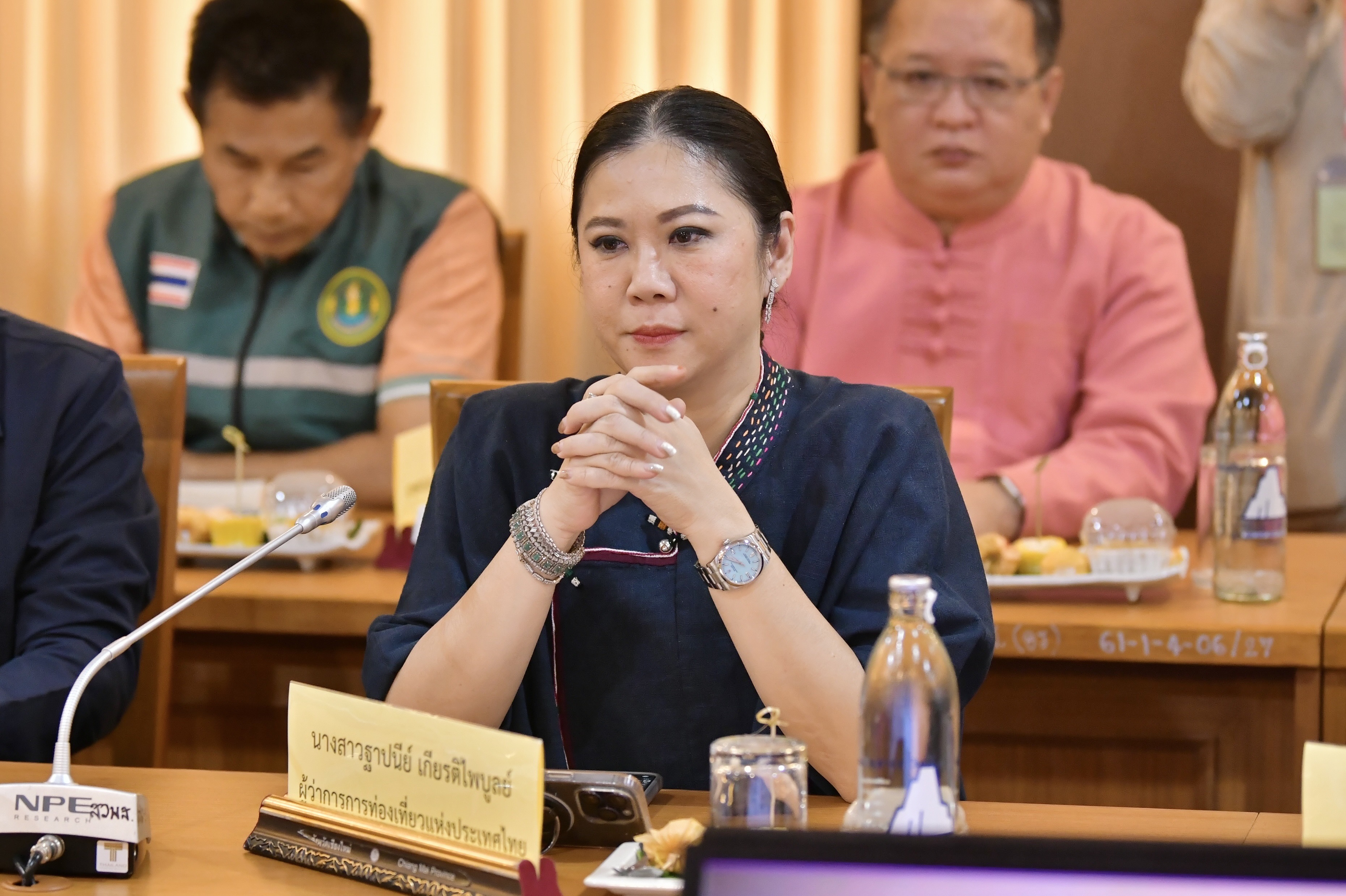 การประชุมติดตามความคืบหน้าแผนพัฒนาแหล่งท่องเที่ยวในพื้นที่จังหวัดเชียงใหม่ และพบปะประชาชน