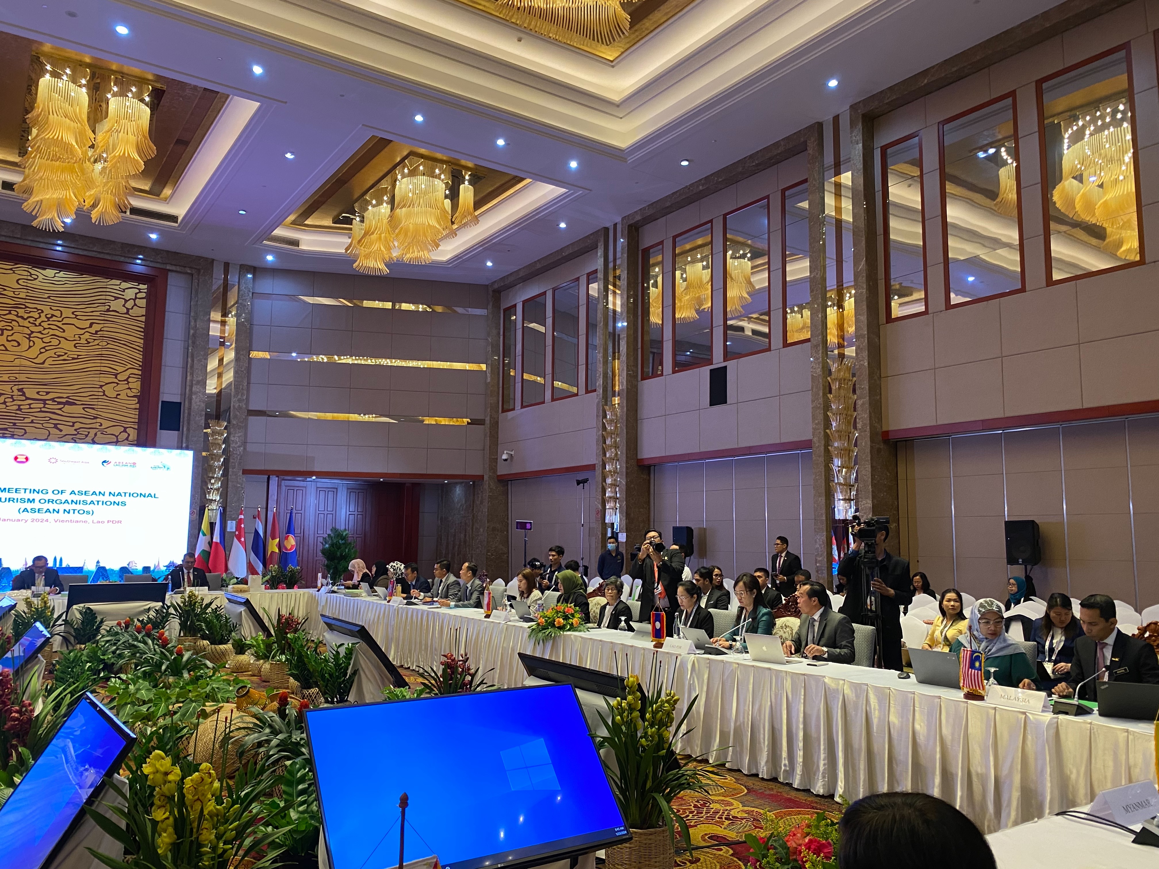 การประชุมเจ้าหน้าที่อาวุโสด้านการท่องเที่ยวอาเซียน ครั้งที่ 59 (ASEAN NTOs Meeting) ณ กรุงเวียงจันทน์ สปป. ลาว