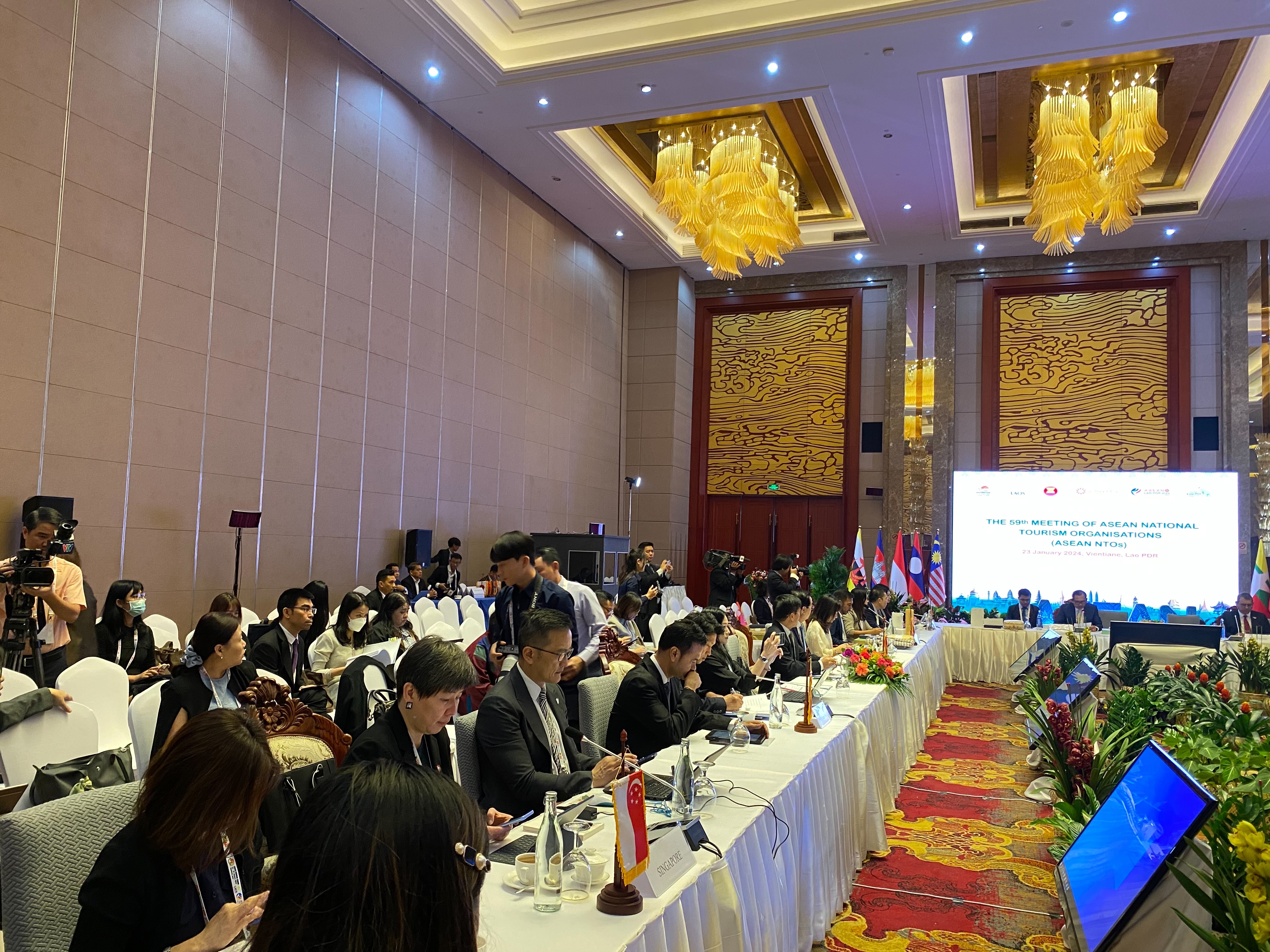 การประชุมเจ้าหน้าที่อาวุโสด้านการท่องเที่ยวอาเซียน ครั้งที่ 59 (ASEAN NTOs Meeting) ณ กรุงเวียงจันทน์ สปป. ลาว