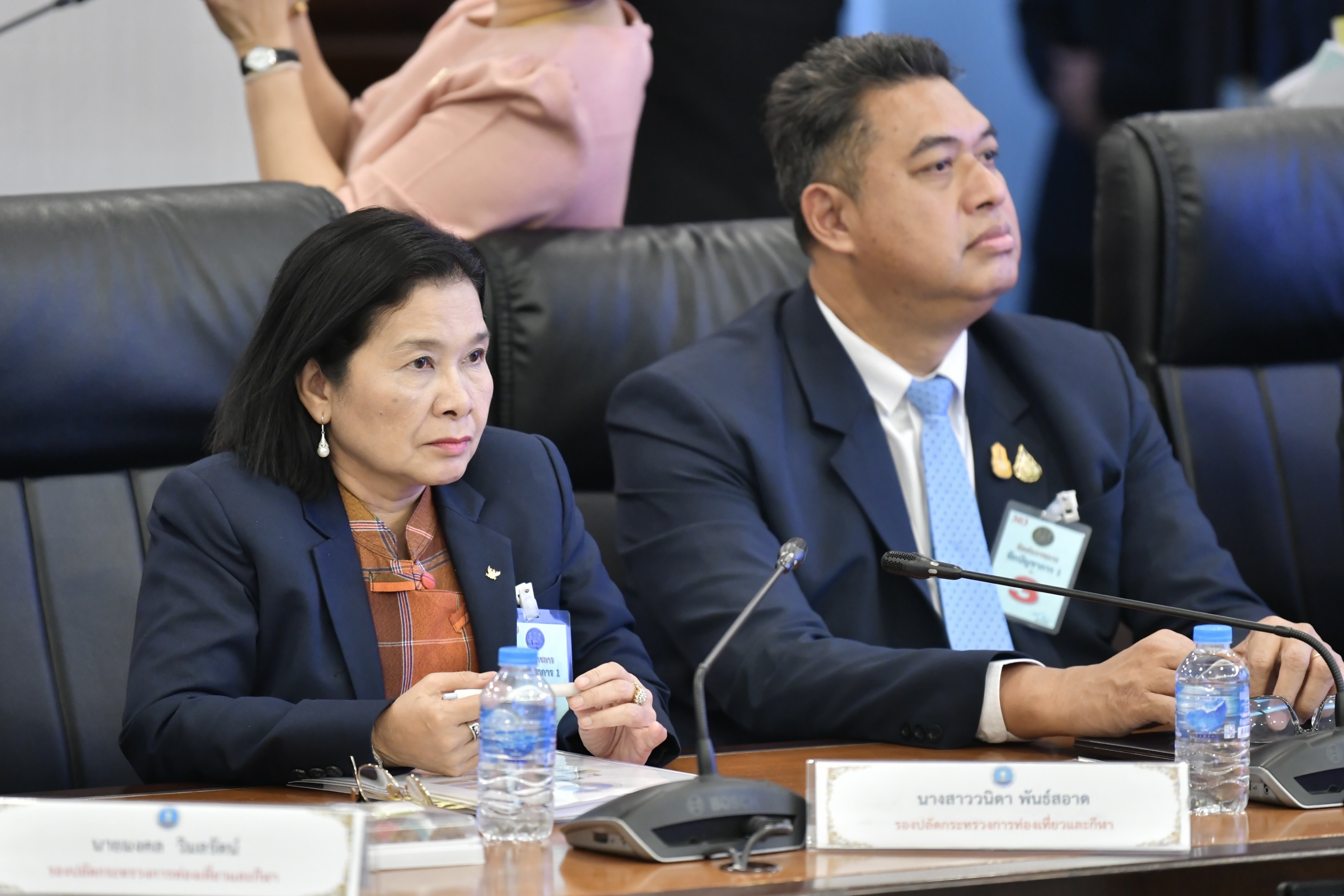 การประชุมคณะกรรมการจัดทำงบประมาณรายจ่ายบูรณาการ ประจำปีงบประมาณ พ.ศ. 2568 แผนงานบูรณาการสร้างรายได้จากการท่องเที่ยว ครั้งที่ 1/2567, การประชุมคณะกรรมการนโยบายการท่องเที่ยวแห่งชาติ ครั้งที่ 1/2567 และการประชุมคณะกรรมการนโยบายการกีฬาแห่งชาติ ครั้งที่ 1/2567