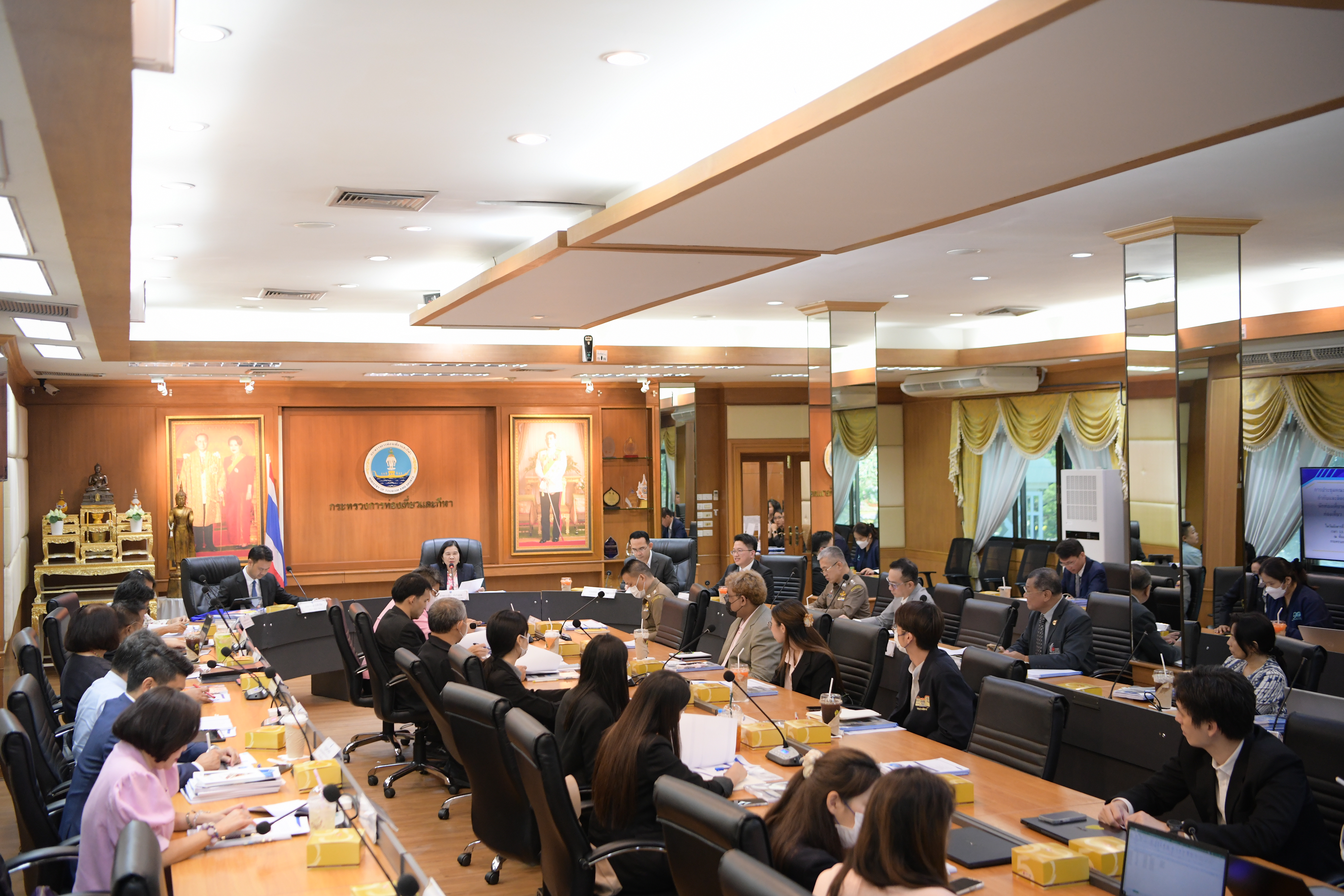 การประชุมคณะกรรมการสนับสนุน กำกับและติดตามการจัดทำสถิตินักท่องเที่ยว และรายได้ด้านการท่องเที่ยว ครั้งที่ 1/2567