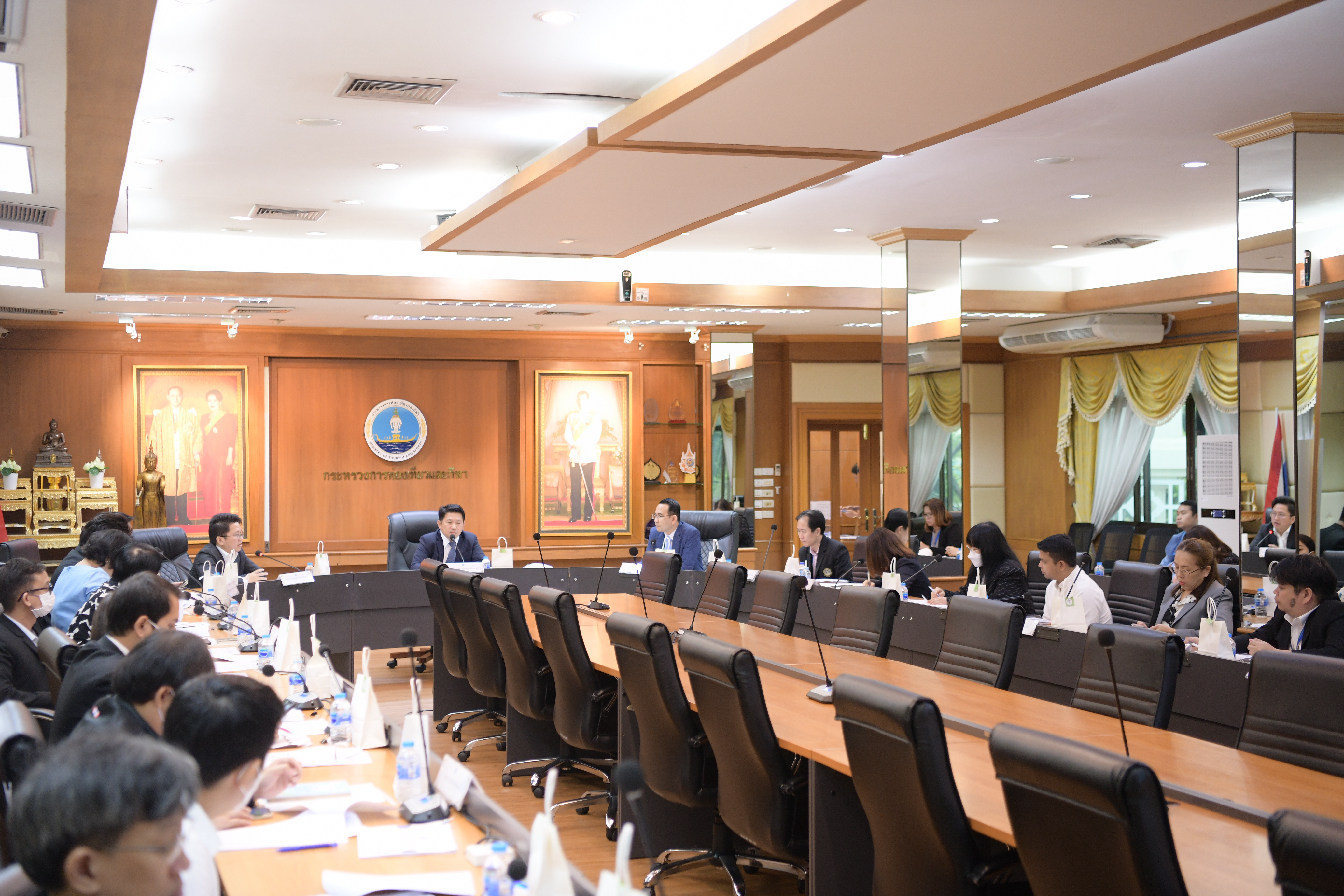 การประชุมติดตามงบประมาณ สำนักงานปลัดกระทรวงการท่องเที่ยวและกีฬา ณ สิ้นไตรมาส 1