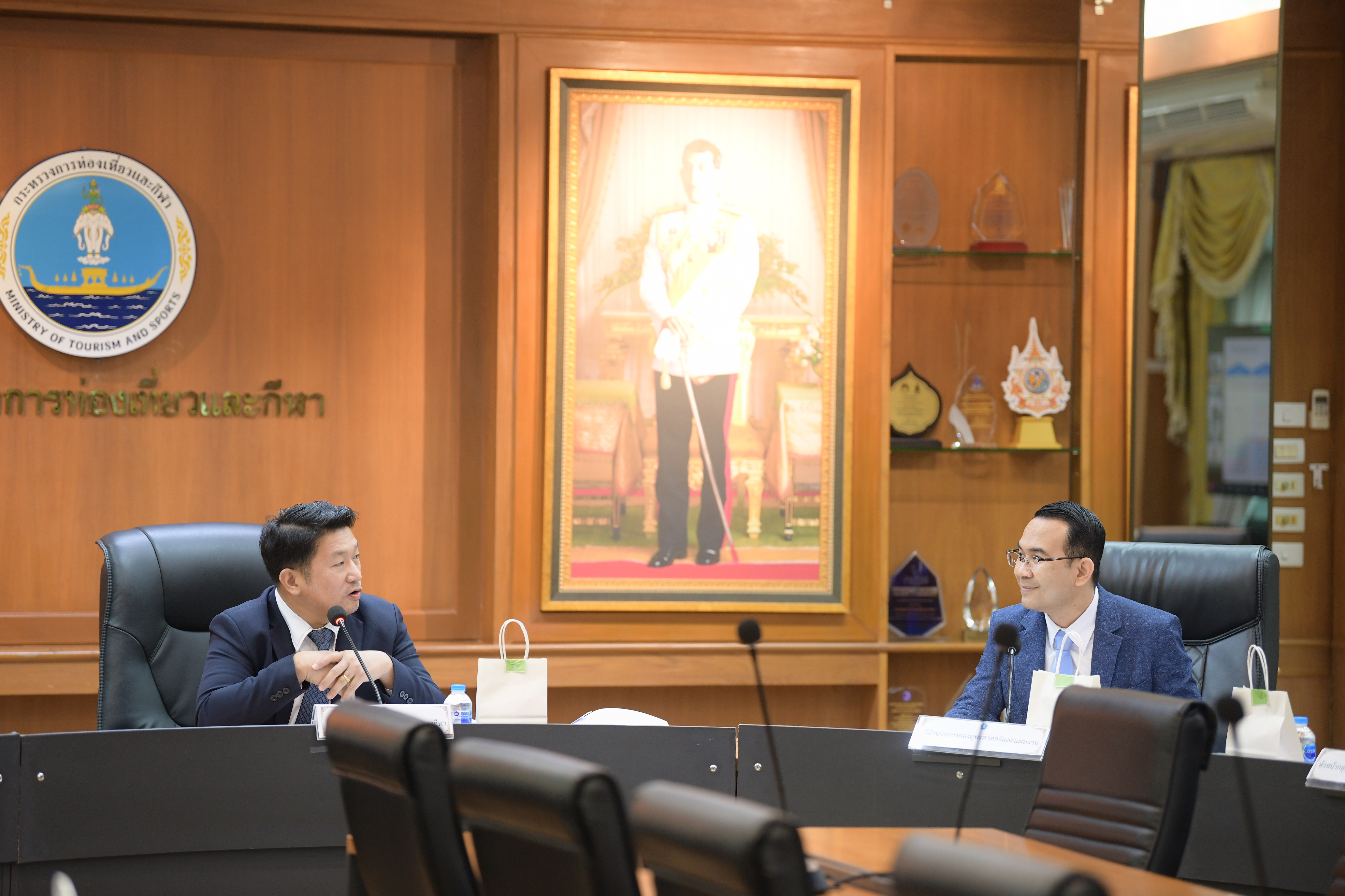 การประชุมติดตามงบประมาณ สำนักงานปลัดกระทรวงการท่องเที่ยวและกีฬา ณ สิ้นไตรมาส 1