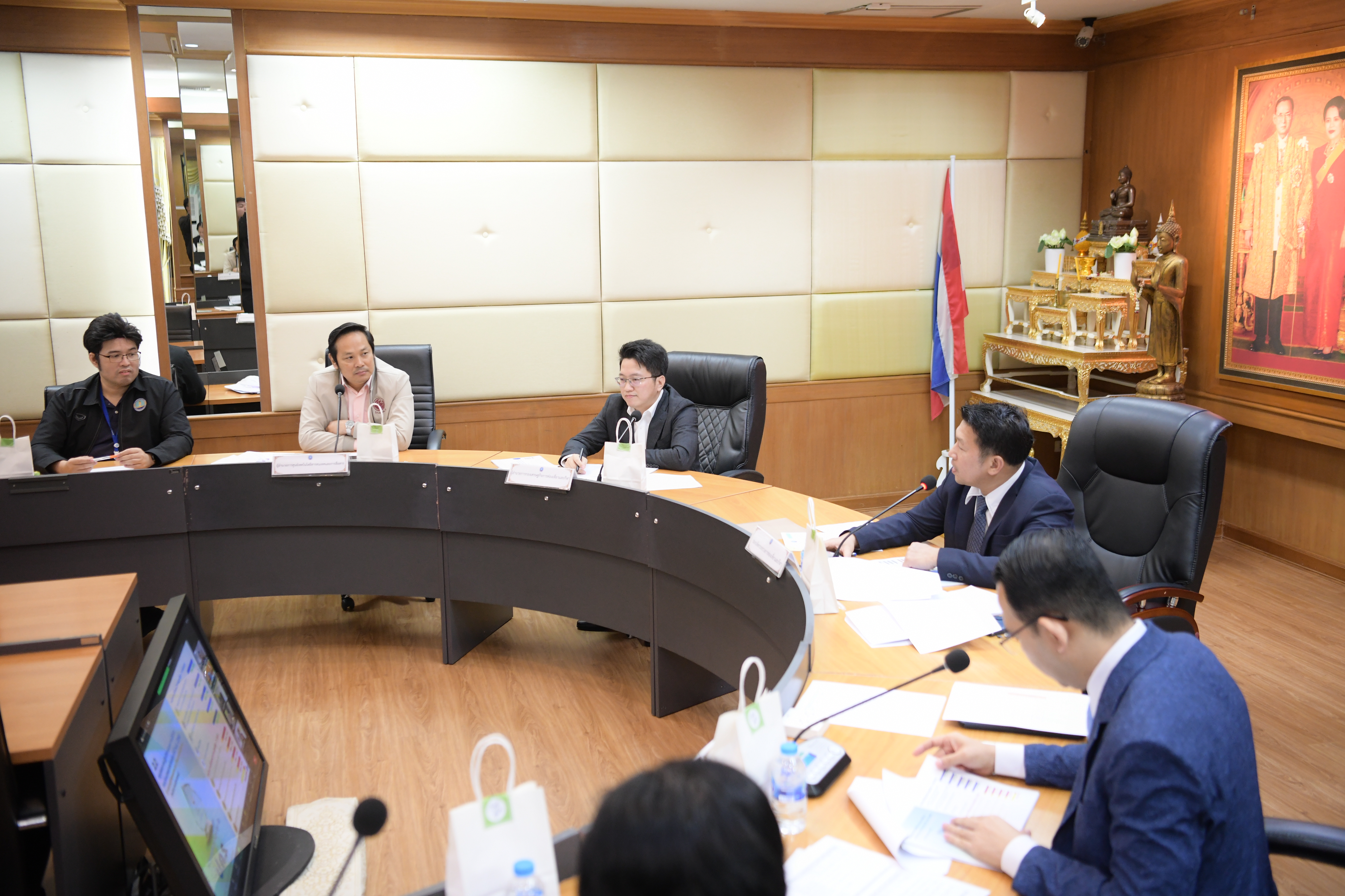 การประชุมติดตามงบประมาณ สำนักงานปลัดกระทรวงการท่องเที่ยวและกีฬา ณ สิ้นไตรมาส 1