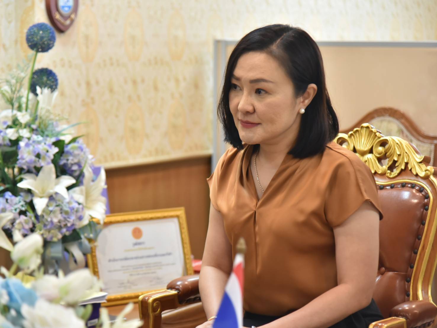 ปลัดกระทรวงการท่องเที่ยวและกีฬา ได้อนุญาตให้นางฉาง อยู่เหมิง อัครราชทูตที่ปรึกษาสาธารณรัฐประชาชนจีนประจำประเทศไทย เข้าพบ ณ กระทรวงการท่องเที่ยวและกีฬา เพื่อหารือประเด็นความร่วมมือด้านการท่องเที่ยว ไทย - จีน