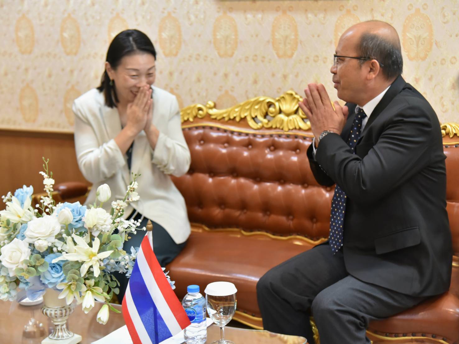 ปลัดกระทรวงการท่องเที่ยวและกีฬา ได้อนุญาตให้นางฉาง อยู่เหมิง อัครราชทูตที่ปรึกษาสาธารณรัฐประชาชนจีนประจำประเทศไทย เข้าพบ ณ กระทรวงการท่องเที่ยวและกีฬา เพื่อหารือประเด็นความร่วมมือด้านการท่องเที่ยว ไทย - จีน