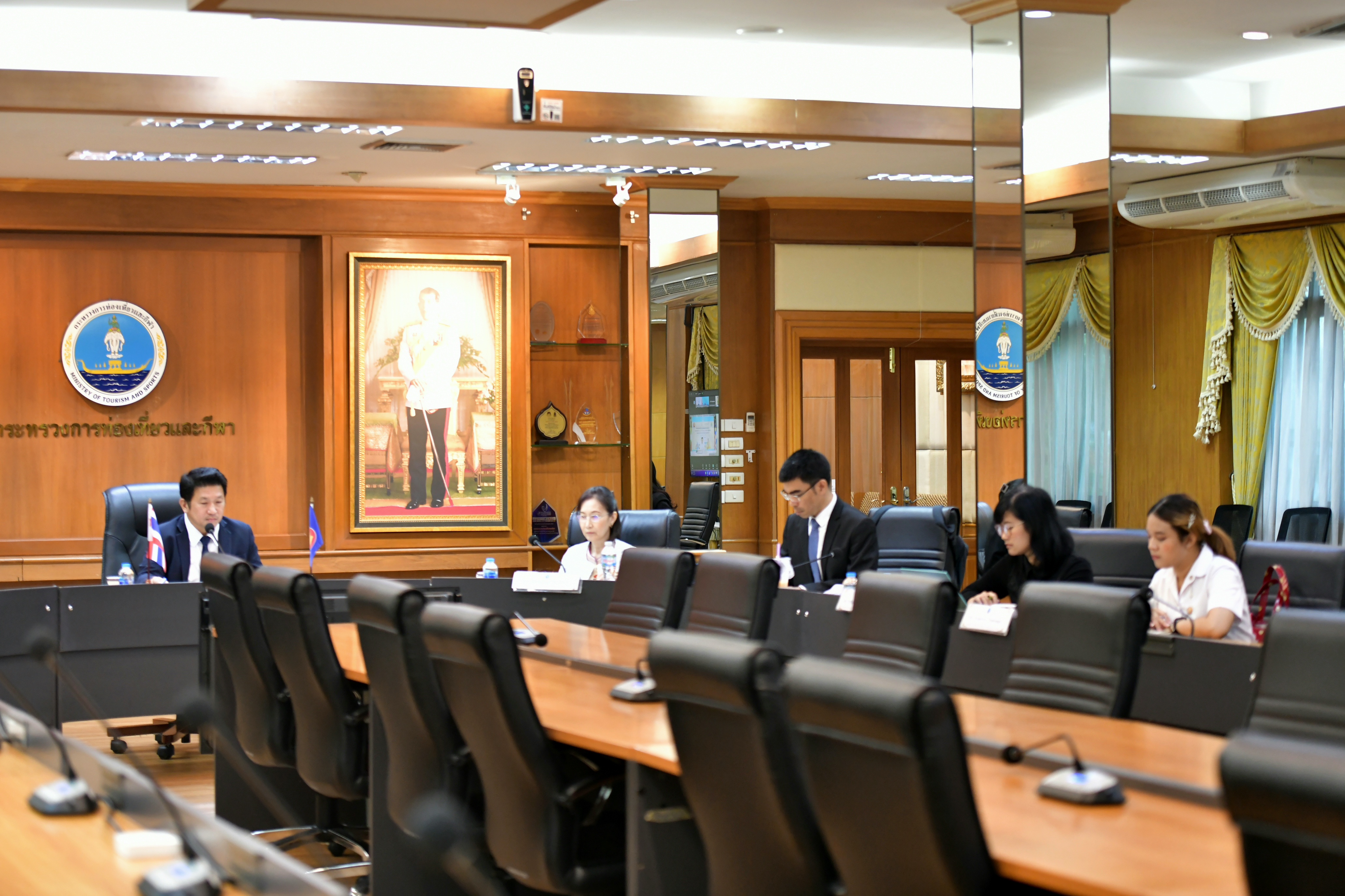 การประชุมเจ้าหน้าที่อาวุโสด้านการท่องเที่ยวอาเซียน ครั้งที่ 60 (ASEAN NTOs Meeting) ผ่านระบบการประชุมทางไกล