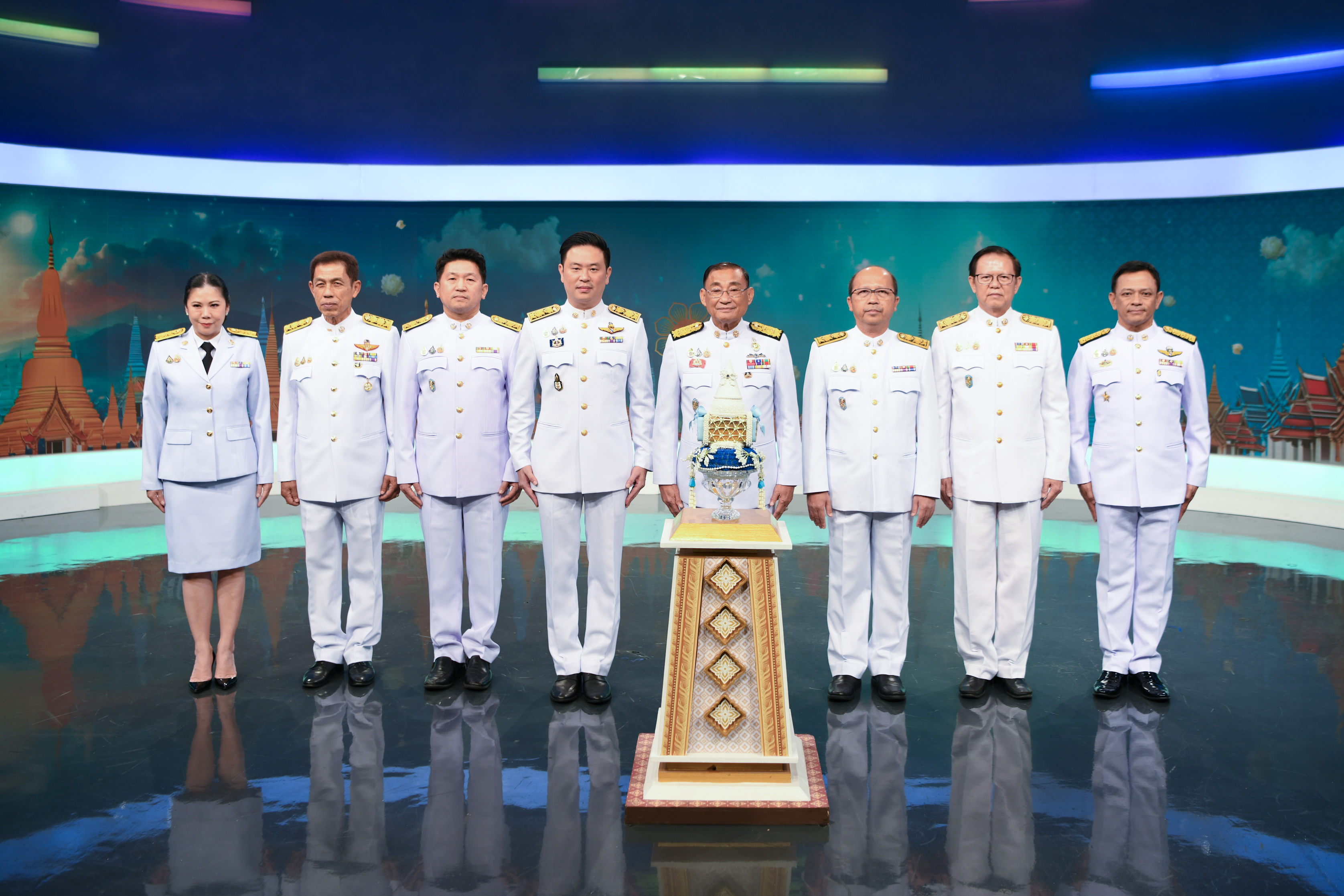 รมว.เสริมศักดิ์ นำคณะผู้บริหารร่วมบันทึกเทปโทรทัศน์ กล่าวอาศิรวาทถวายพระพรชัยมงคล เนื่องในโอกาสวันเฉลิมพระชนมพรรษาสมเด็จพระนางเจ้าสิริกิติ์ พระบรมราชินีนาถ พระบรมราชชนนีพันปีหลวง 12 สิงหาคม 2567