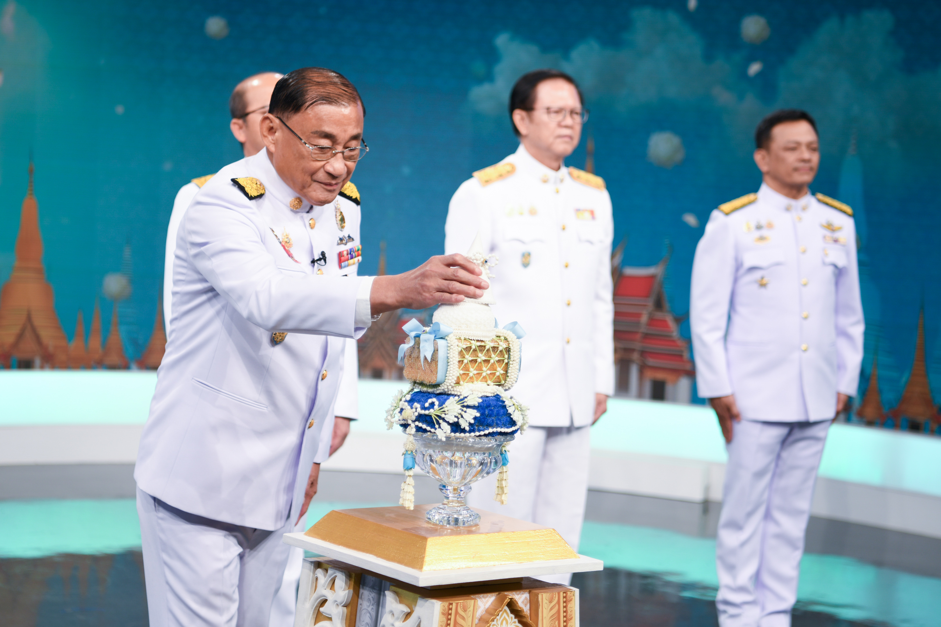 รมว.เสริมศักดิ์ นำคณะผู้บริหารร่วมบันทึกเทปโทรทัศน์ กล่าวอาศิรวาทถวายพระพรชัยมงคล เนื่องในโอกาสวันเฉลิมพระชนมพรรษาสมเด็จพระนางเจ้าสิริกิติ์ พระบรมราชินีนาถ พระบรมราชชนนีพันปีหลวง 12 สิงหาคม 2567