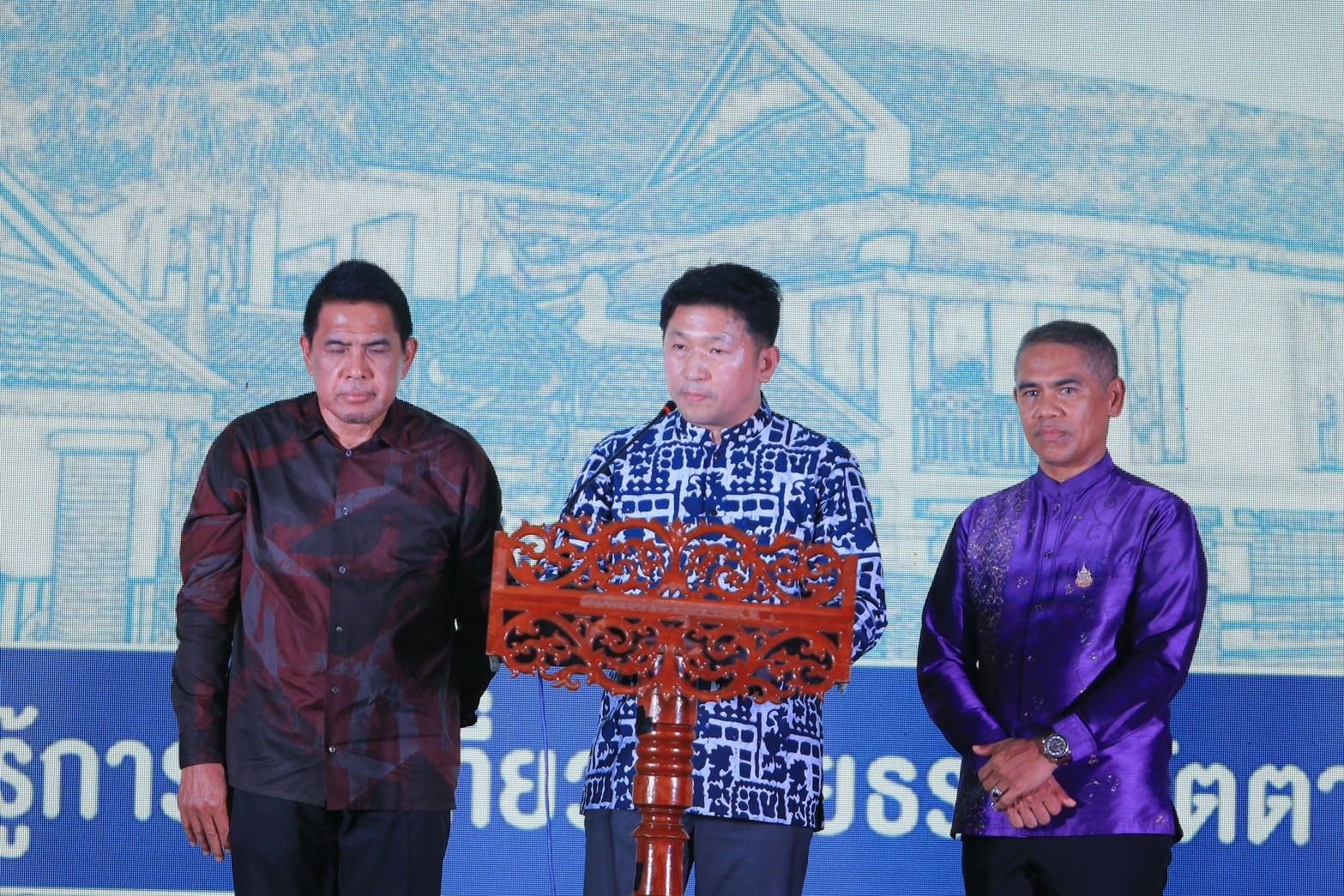 รองปลัดกระทรวงการท่องเที่ยวและกีฬา นายมงคล วิมลรัตน์ เปิดงาน