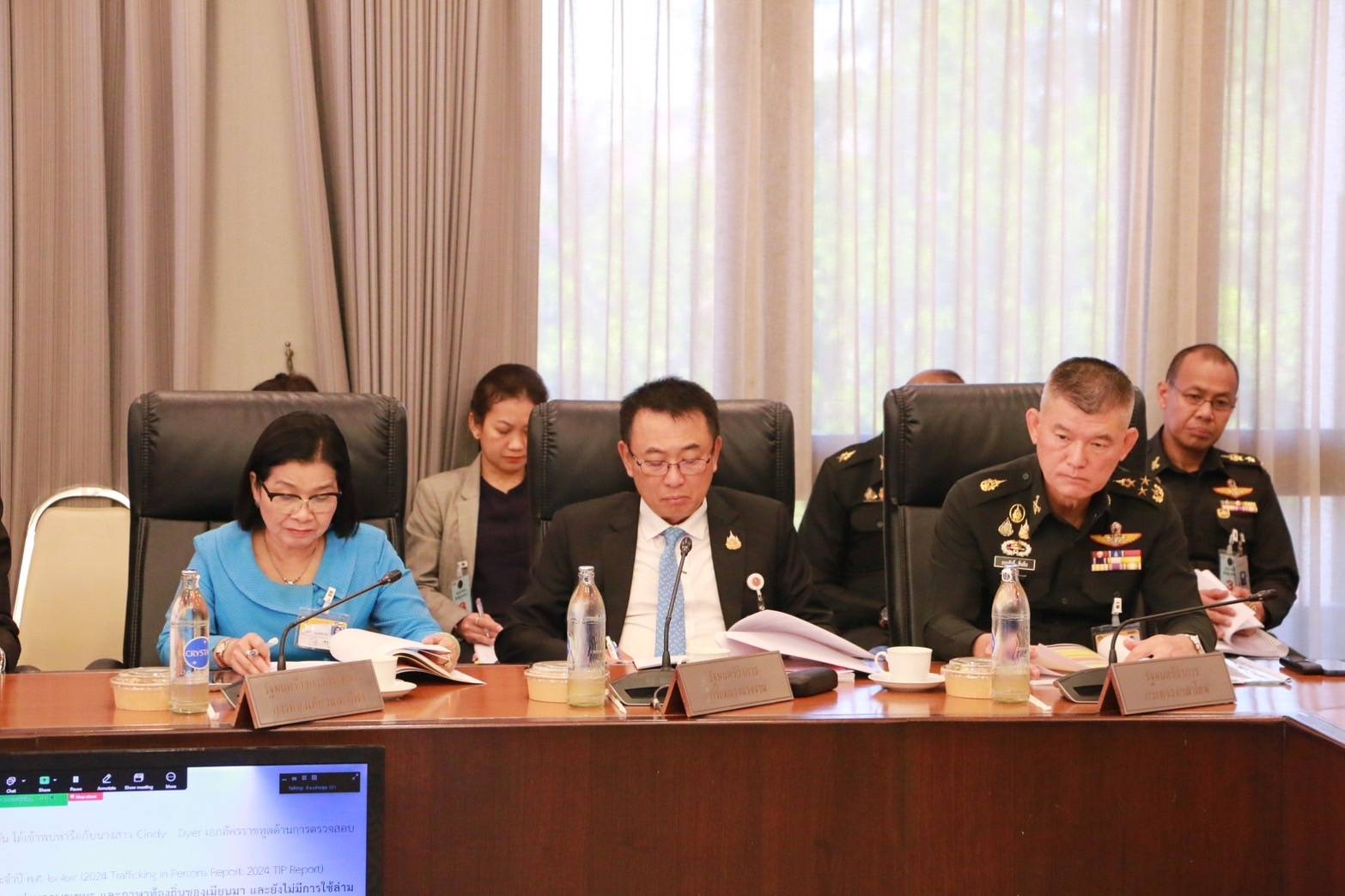 รองปลัดกระทรวงการท่องเที่ยวและกีฬา เข้าร่วมประชุมคณะกรรมการป้องกันและปราบปรามการค้ามนุษย์ ครั้งที่ 2/2567