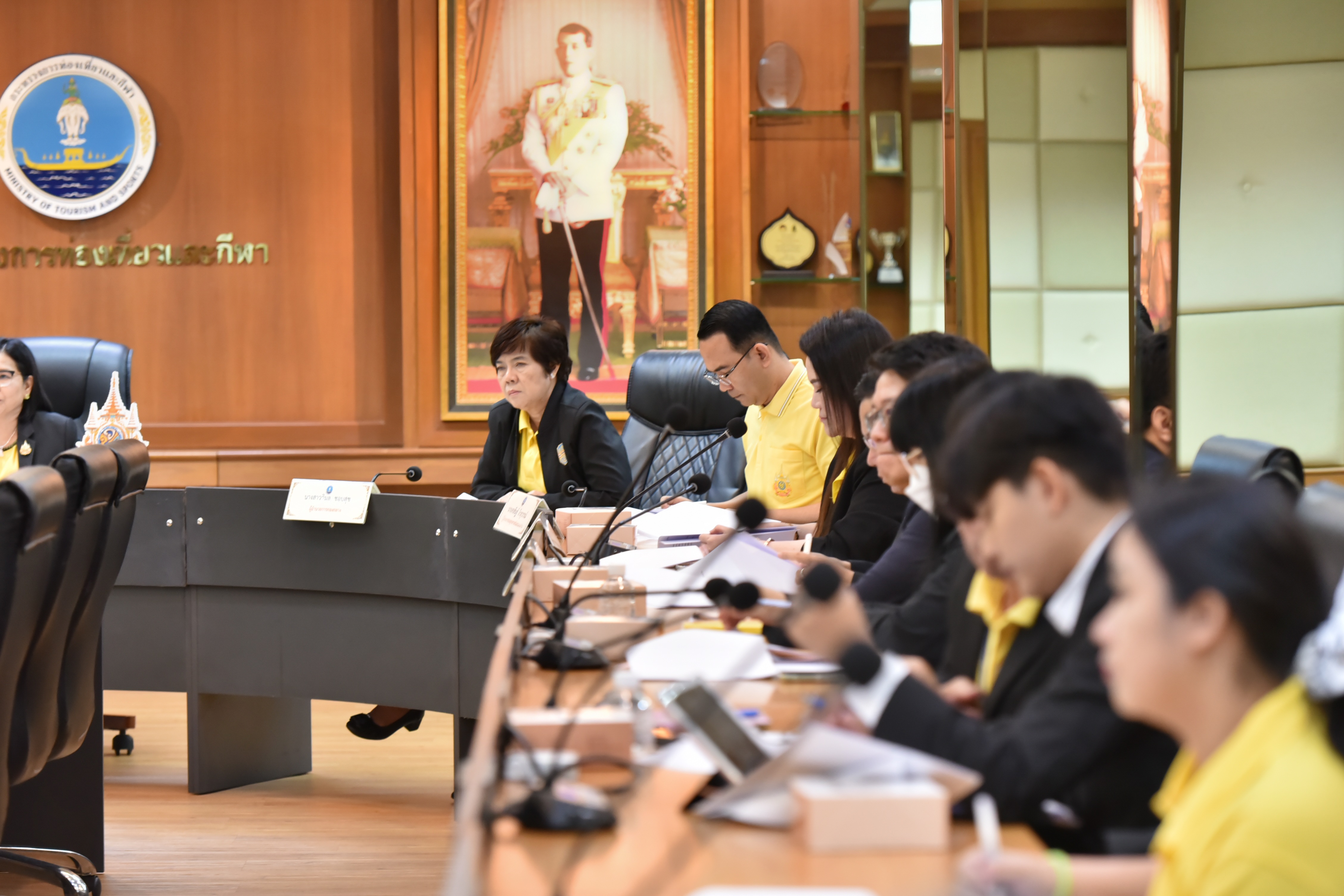 รองปลัดกระทรวงการท่องเที่ยวและกีฬา เป็นประธานการประชุมขับเคลื่อนภารกิจประจำปีงบประมาณ 2567