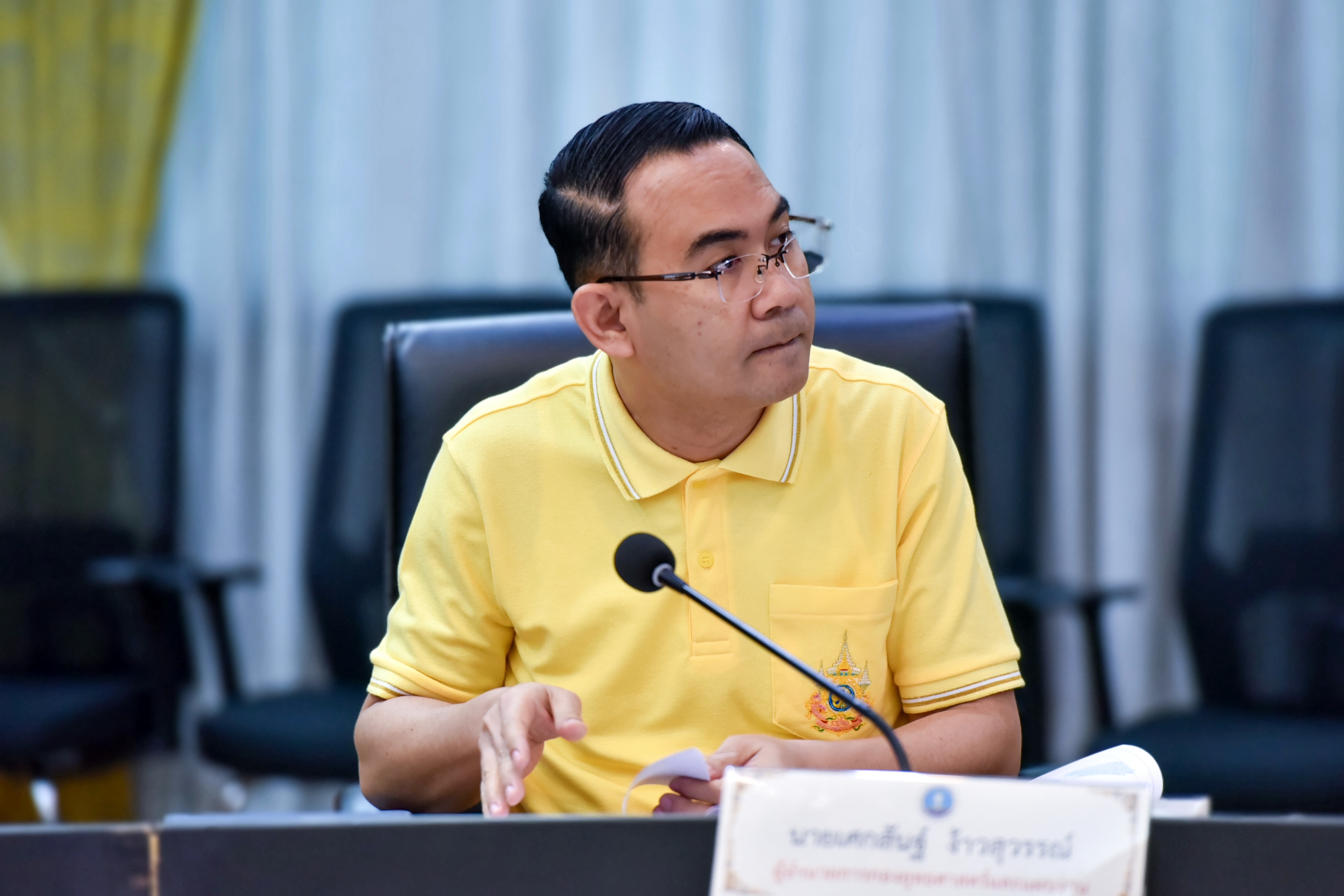 รองปลัดกระทรวงการท่องเที่ยวและกีฬา เป็นประธานการประชุมขับเคลื่อนภารกิจประจำปีงบประมาณ 2567