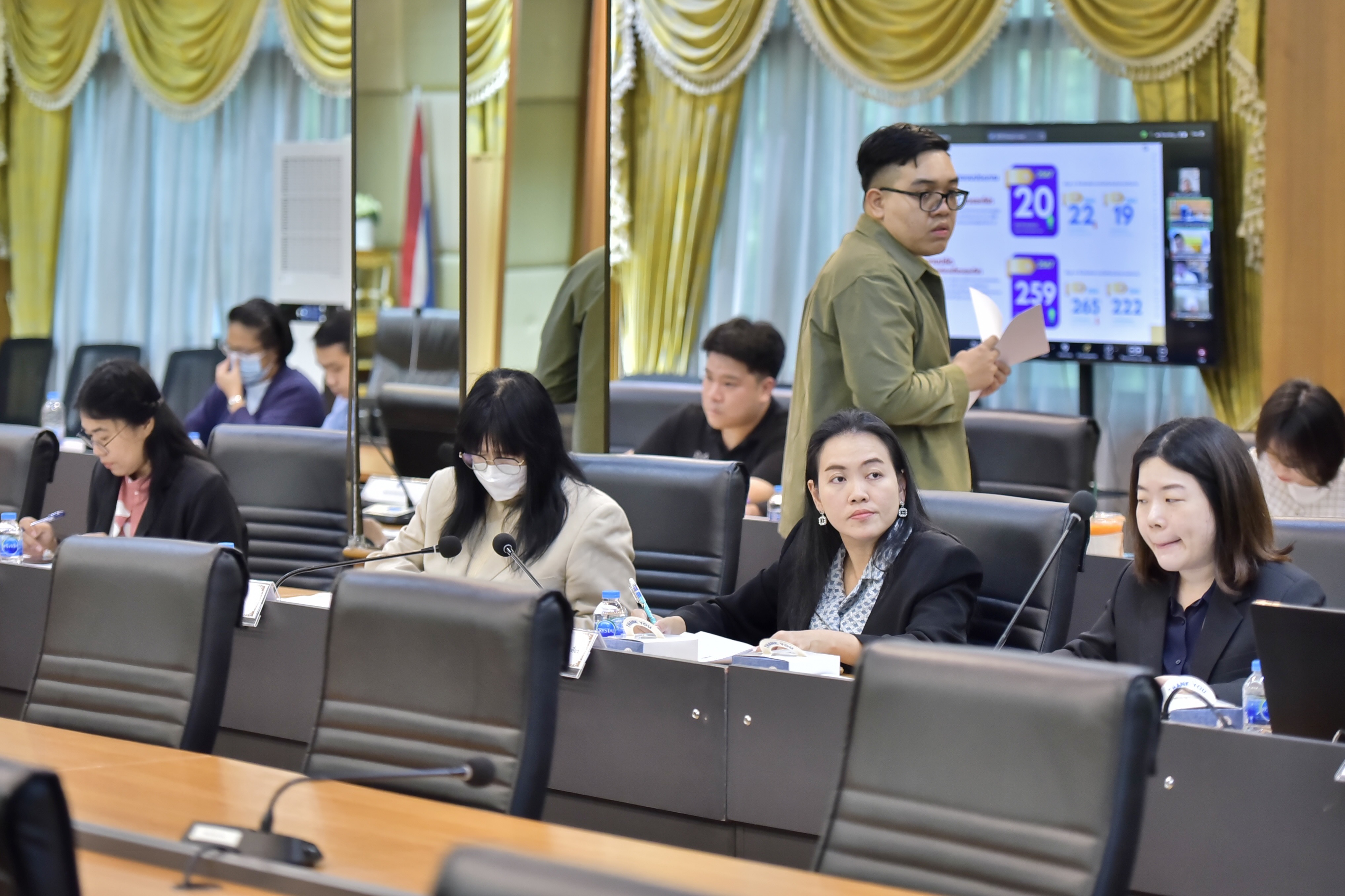 การประชุมคณะกรรมการจัดสรรงบประมาณรายจ่ายประจำปี และกำกับ ติดตาม เร่งรัด ผลการปฏิบัติงานและการใช้จ่ายงบประมาณรายจ่ายประจำปีของสำนักงานปลัดกระทรวงการท่องเที่ยวและกีฬา ครั้งที่ 3/2567