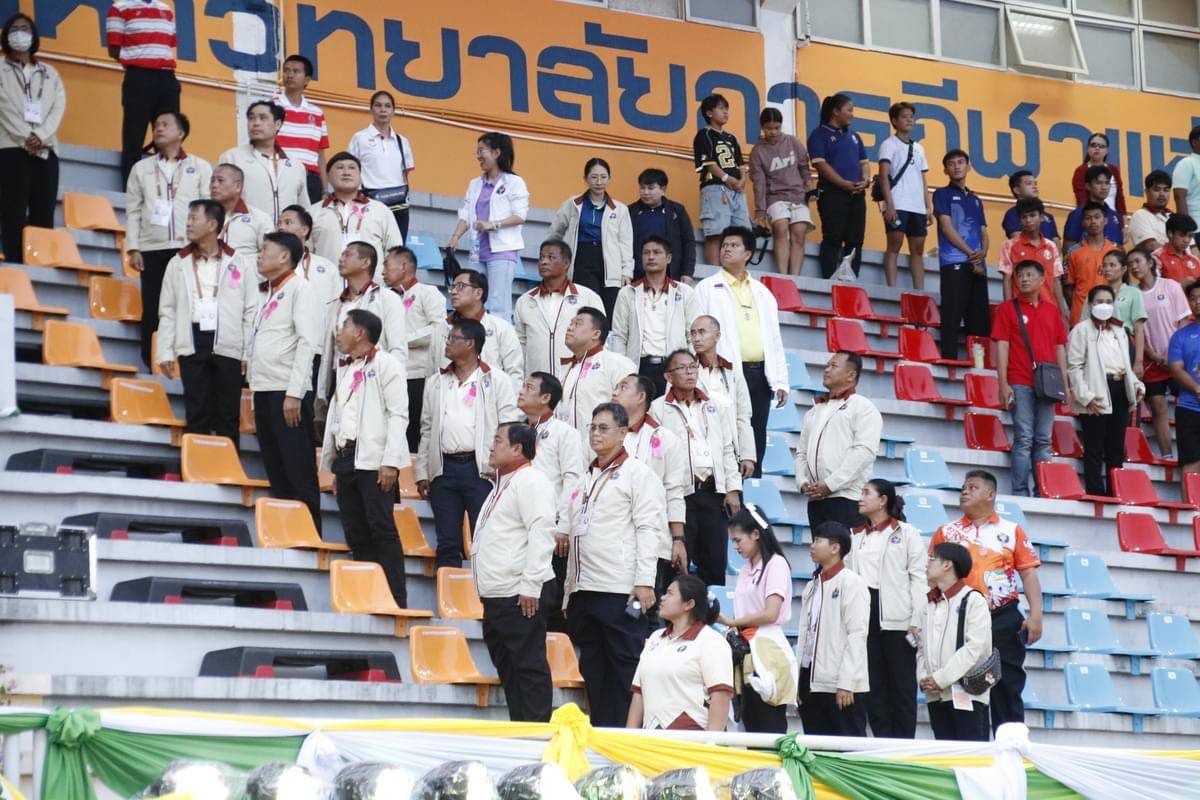 รองปลัดกระทรวงการท่องเที่ยวและกีฬา ร่วมเป็นเกียรติในพิธีปิดการแข่งขัน 