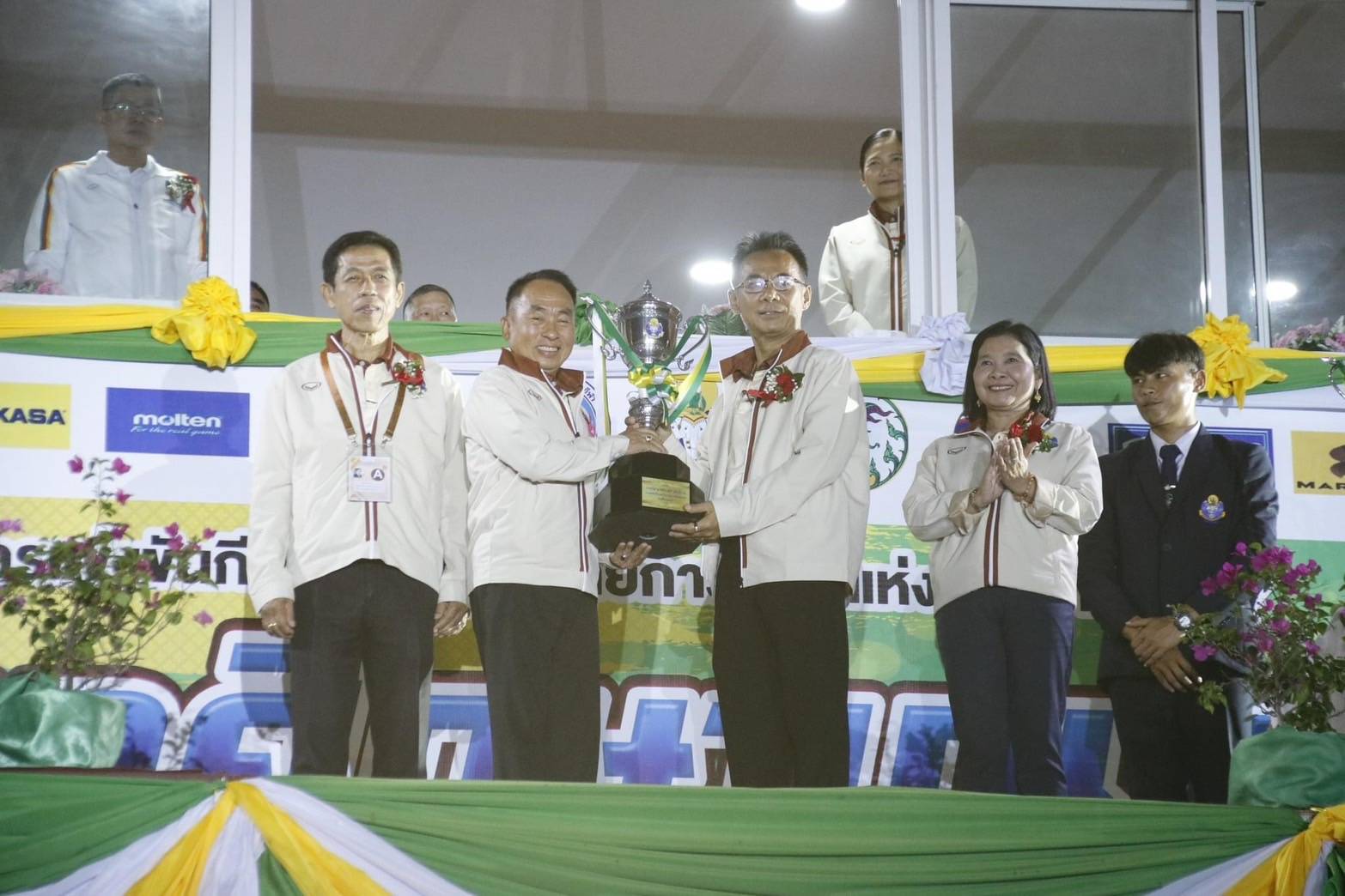 รองปลัดกระทรวงการท่องเที่ยวและกีฬา ร่วมเป็นเกียรติในพิธีปิดการแข่งขัน 