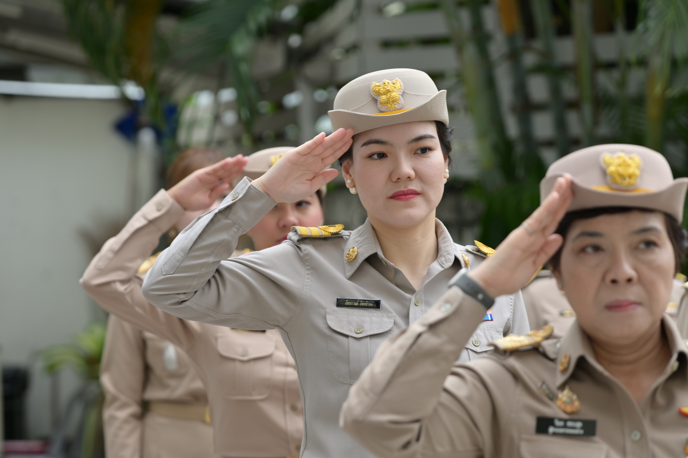 รองปลัดกระทรวงการท่องเที่ยวและกีฬา นำคณะบุคลากรร่วมเคารพธงชาติเนื่องในวันพระราชทานธงชาติไทย ปี 2567