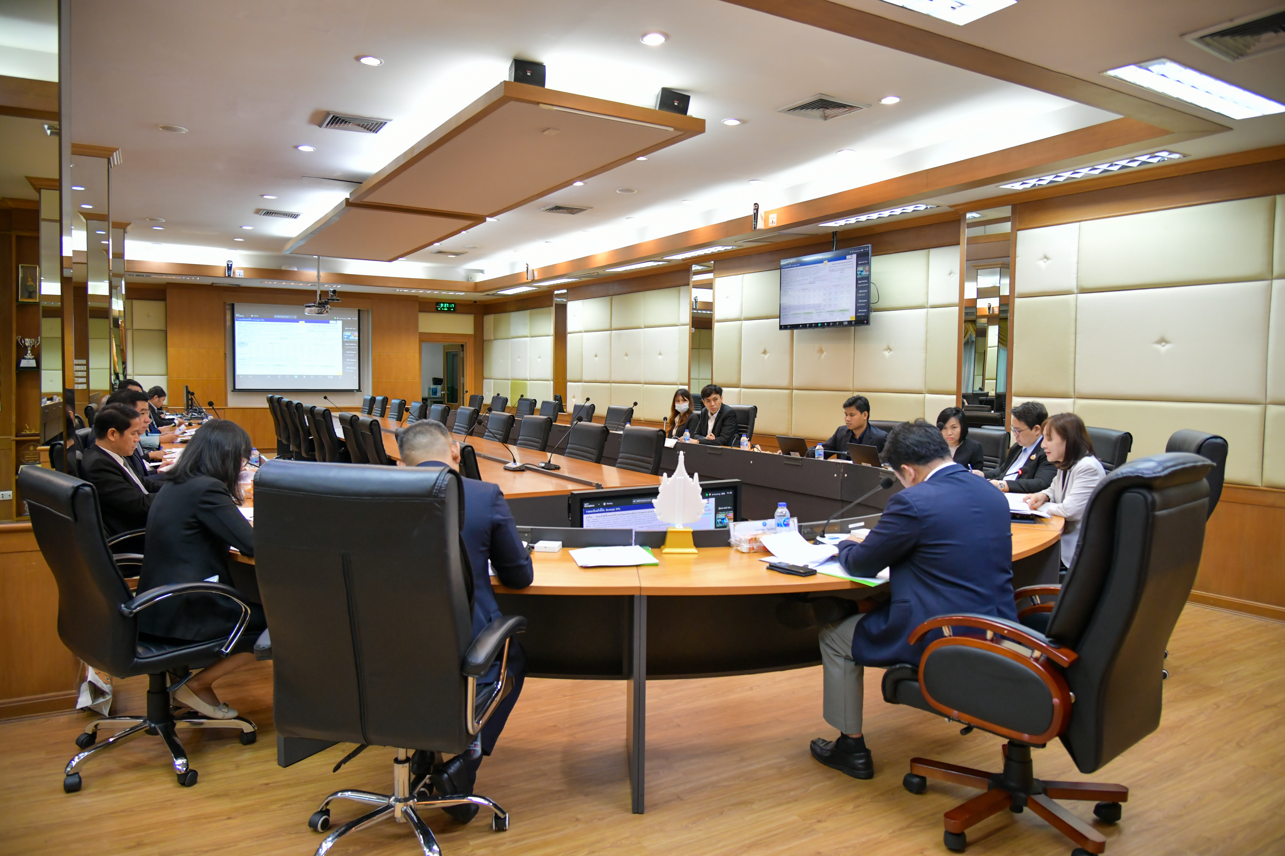 การประชุมคณะกรรมการกำกับการประเมินผลการปฏิบัติราชการของส่วนราชการในกระทรวงการท่องเที่ยวและกีฬา ประจำปีงบประมาณ พ.ศ. 2567